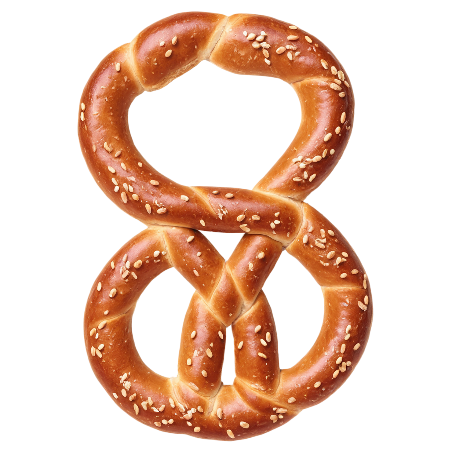 Pretzels baked goods isolated on transparent background #3098