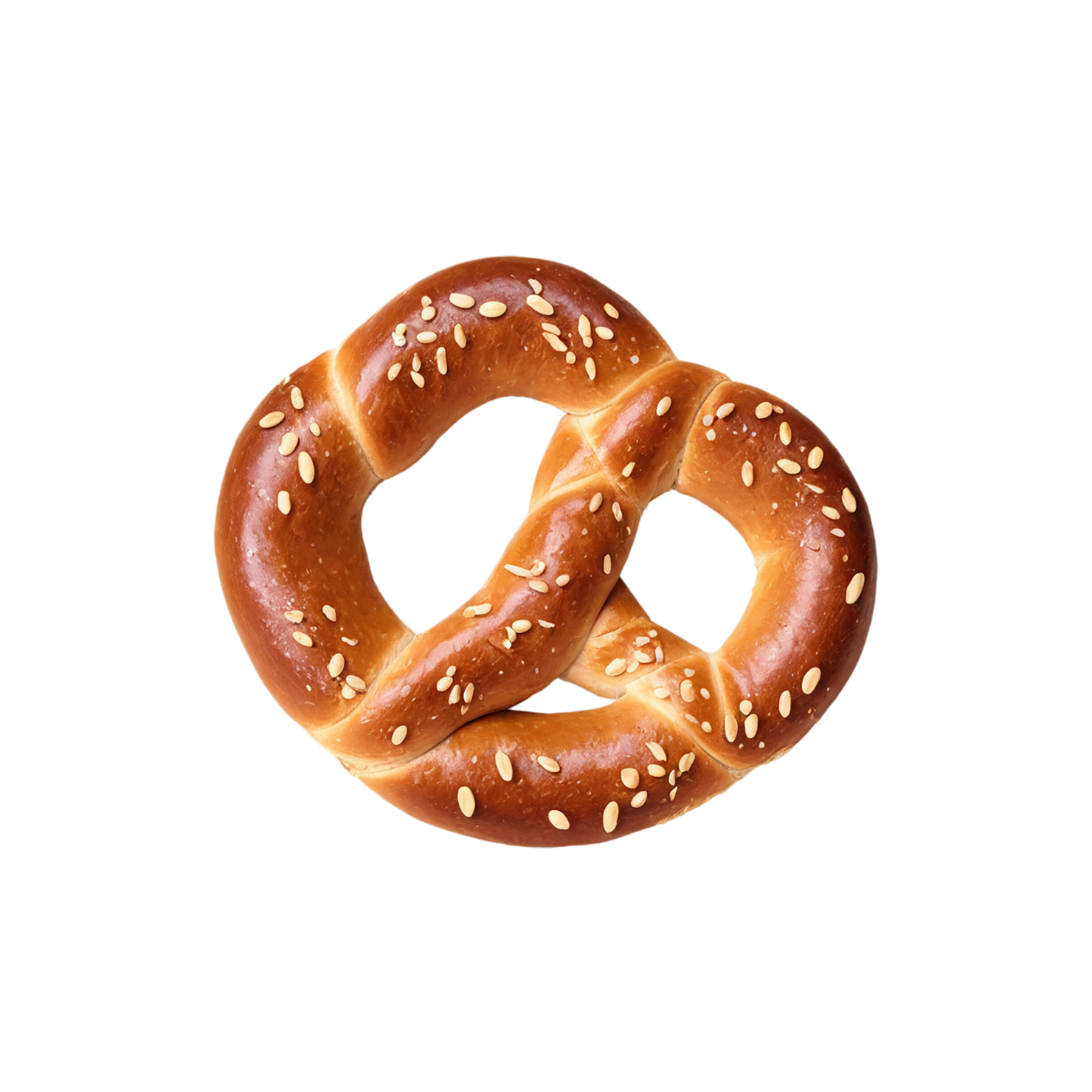 Pretzels baked goods isolated on transparent background #3099