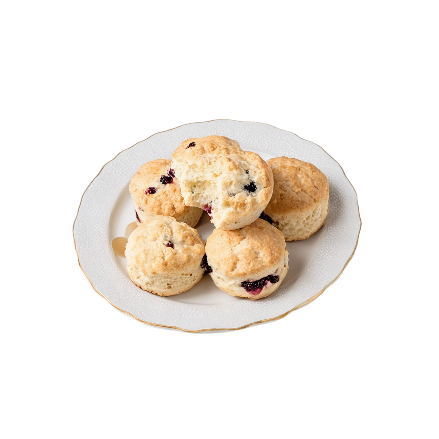 Scones baked goods isolated on transparent background #3110