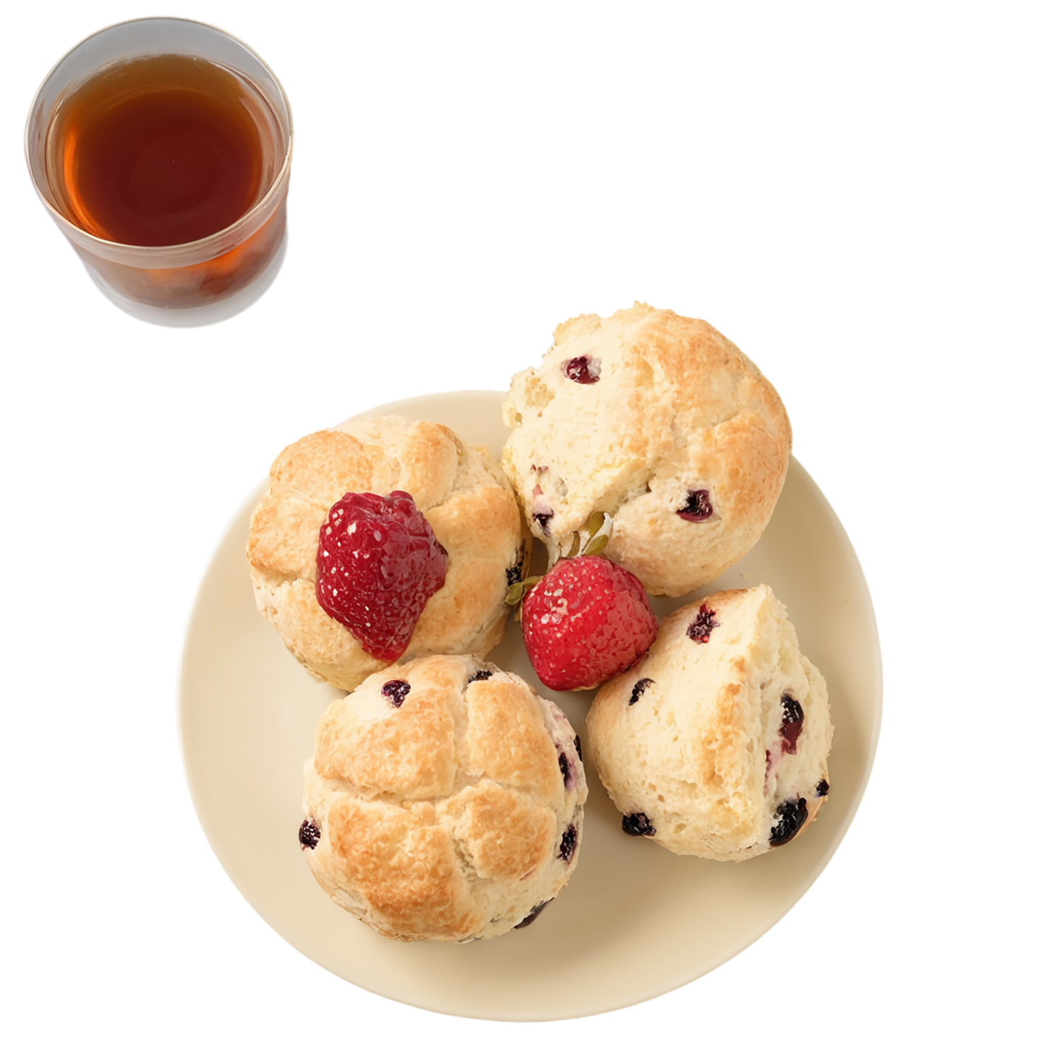 Scones baked goods isolated on transparent background #3124