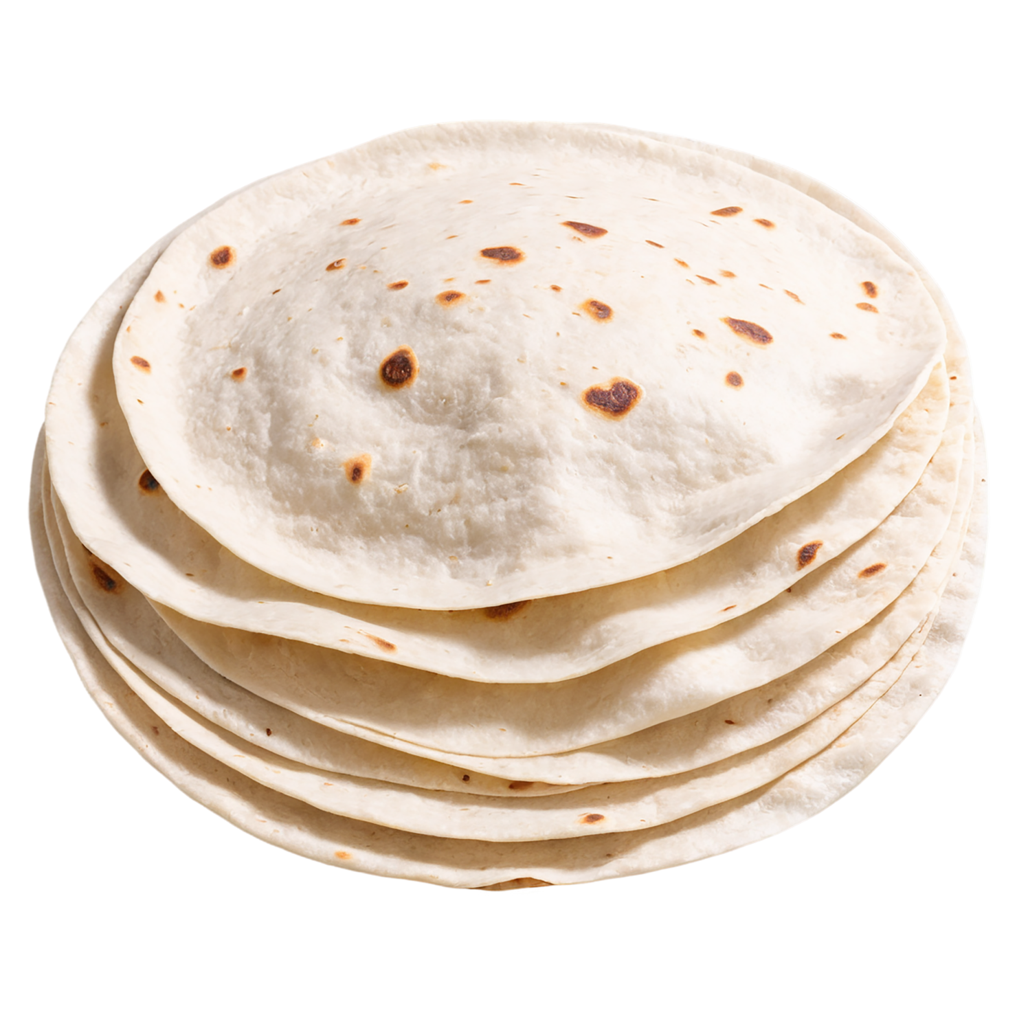 Tortillas baked goods isolated on transparent background #3135