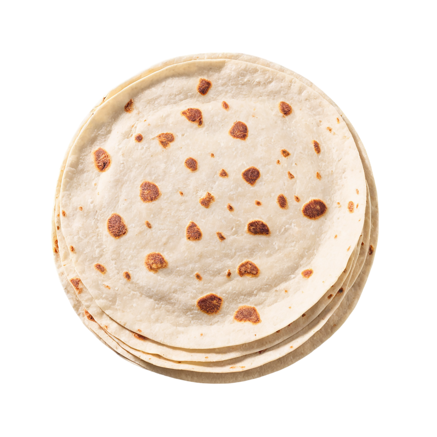 Tortillas baked goods isolated on transparent background #3144