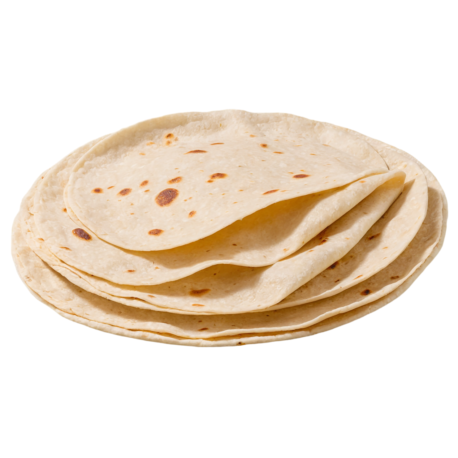 Tortillas baked goods isolated on transparent background #3157
