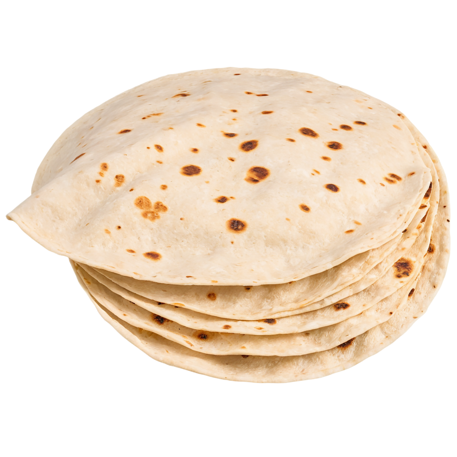 Tortillas baked goods isolated on transparent background #3161