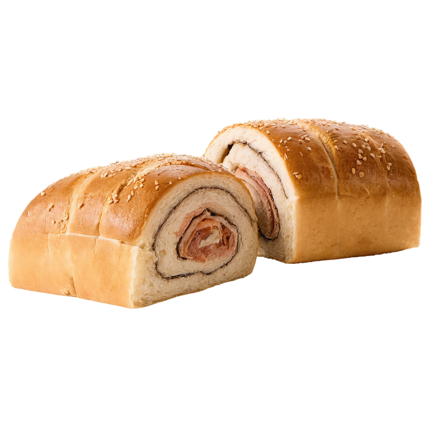 Rolls baked goods isolated on transparent background #3174