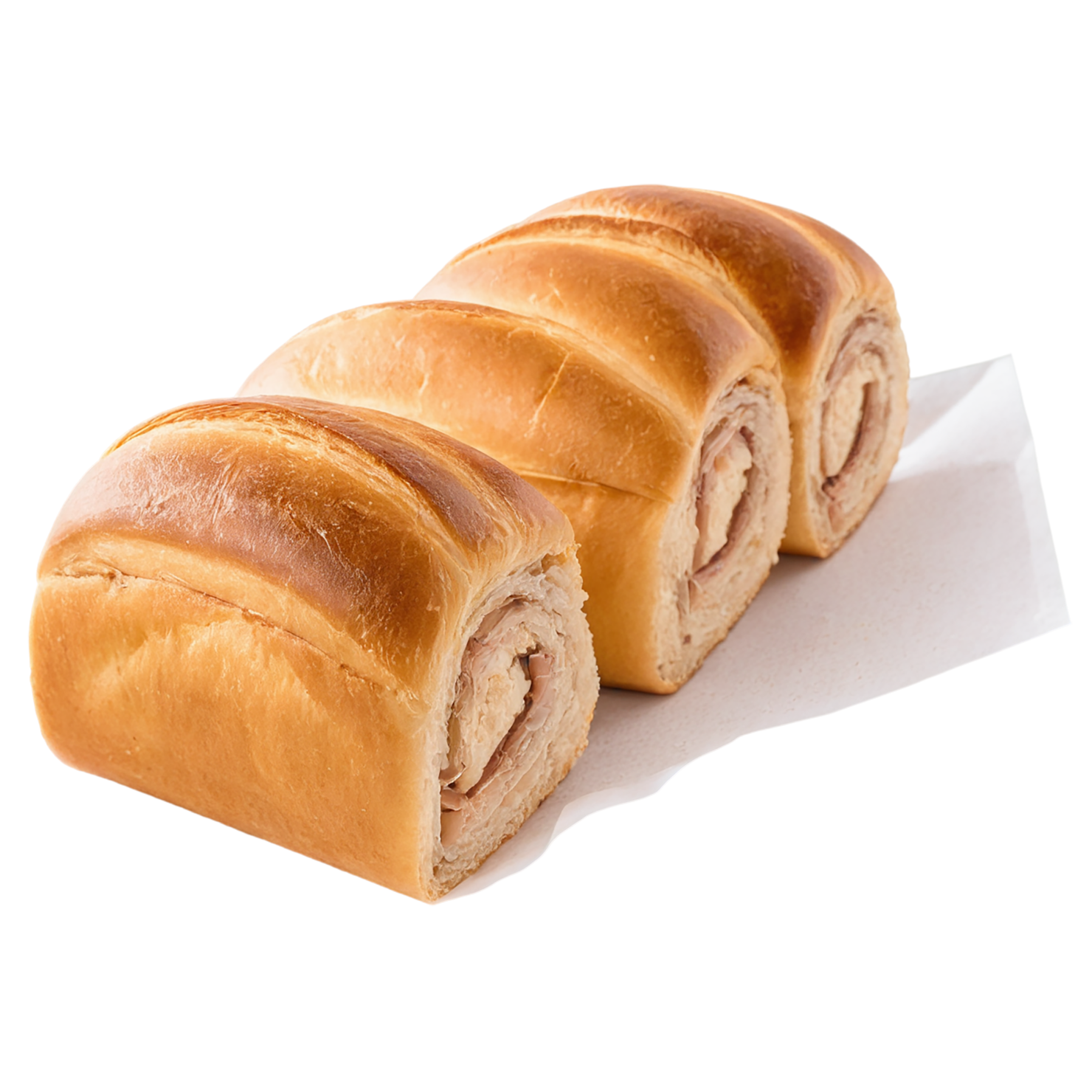 Rolls baked goods isolated on transparent background #3179
