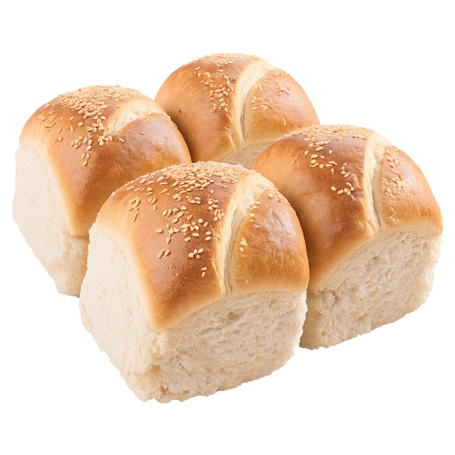 Rolls baked goods isolated on transparent background #3185