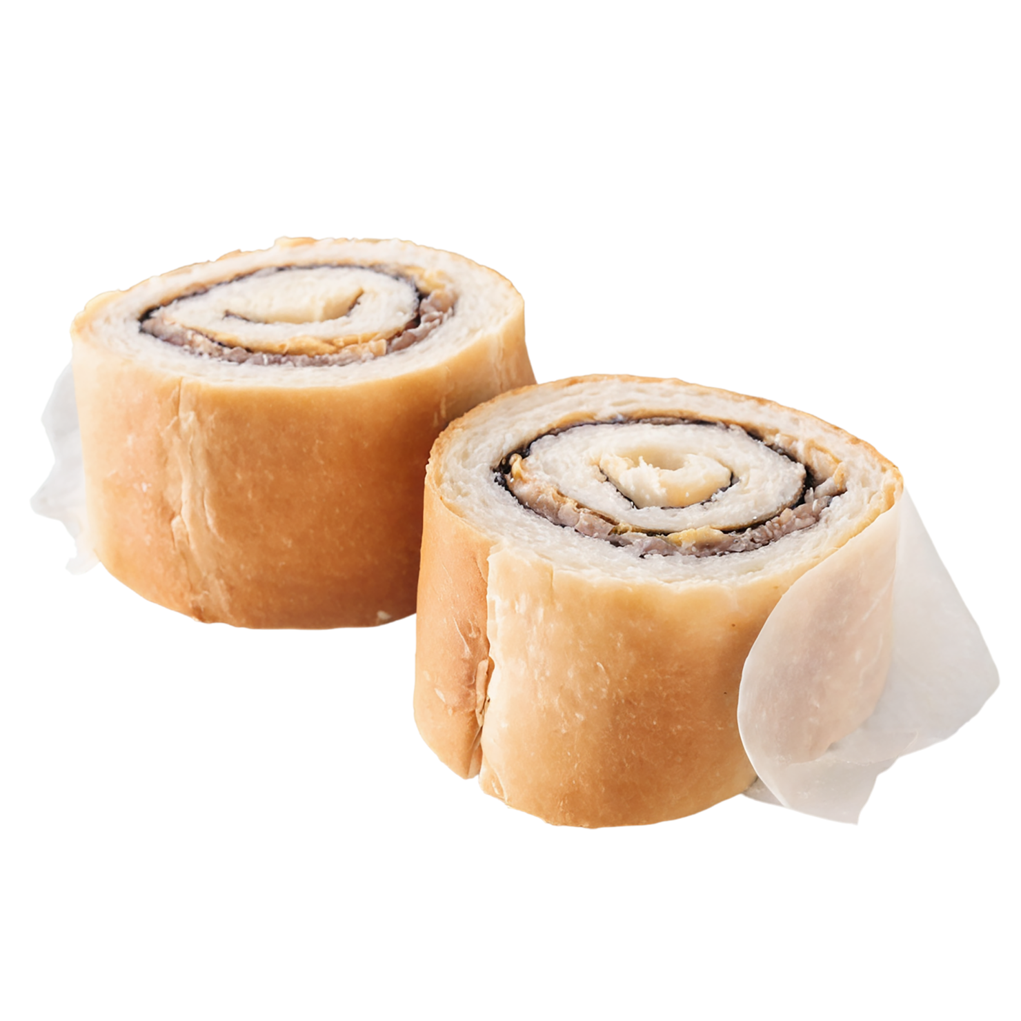 Rolls baked goods isolated on transparent background #3193