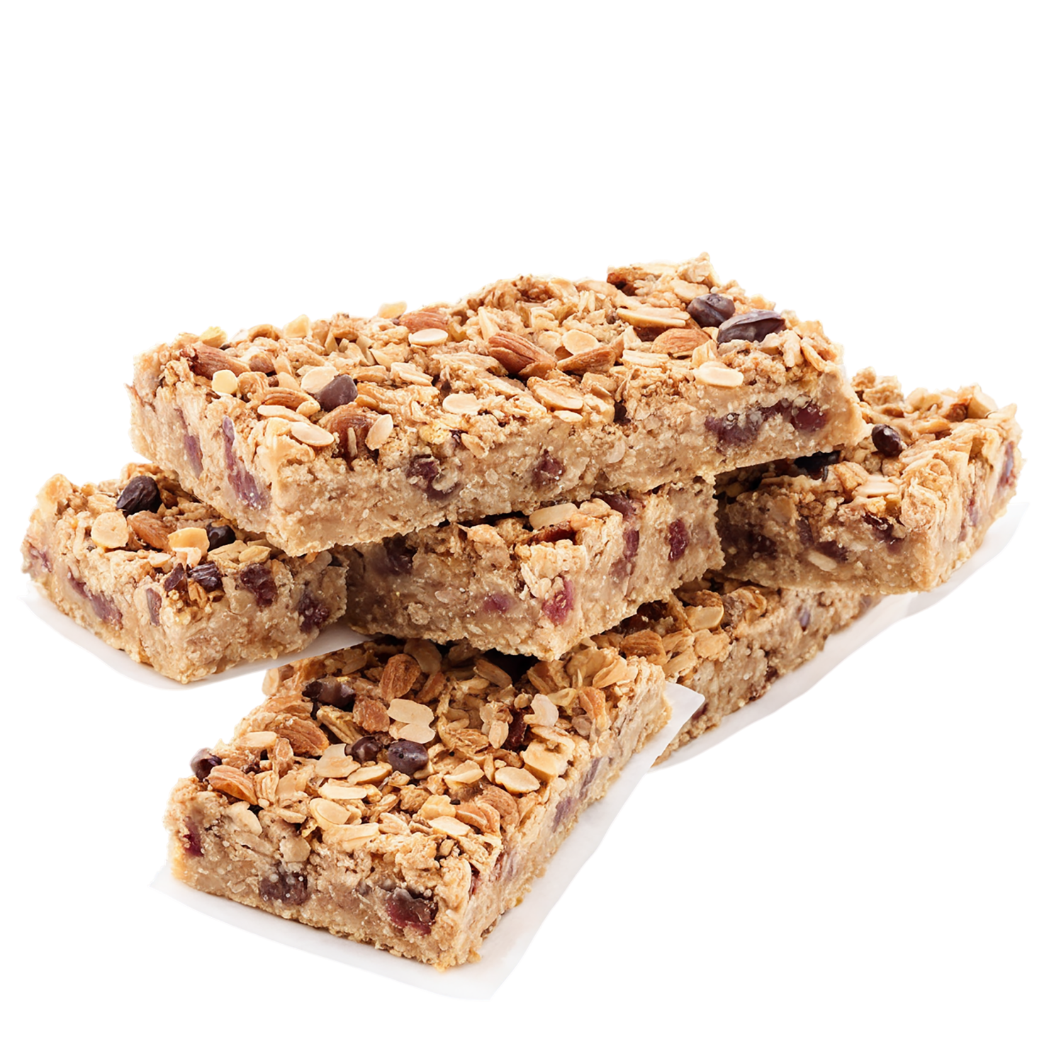 Breakfast bars, breakfast foods isolated on transparent background #3233