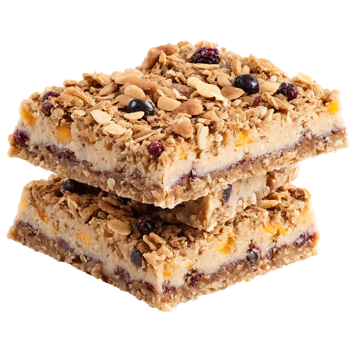 Breakfast bars, breakfast foods isolated on transparent background #3234
