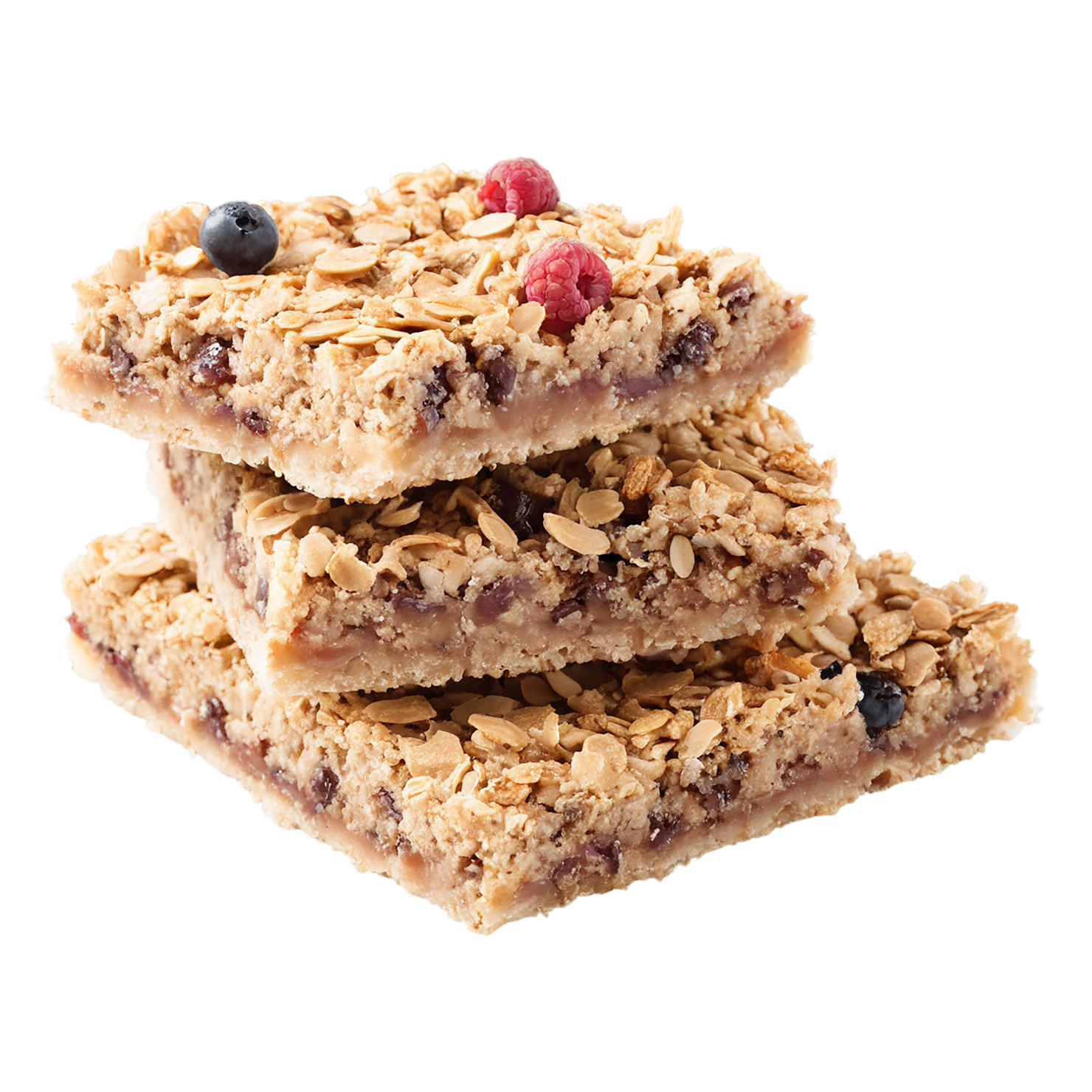 Breakfast bars, breakfast foods isolated on transparent background #3236