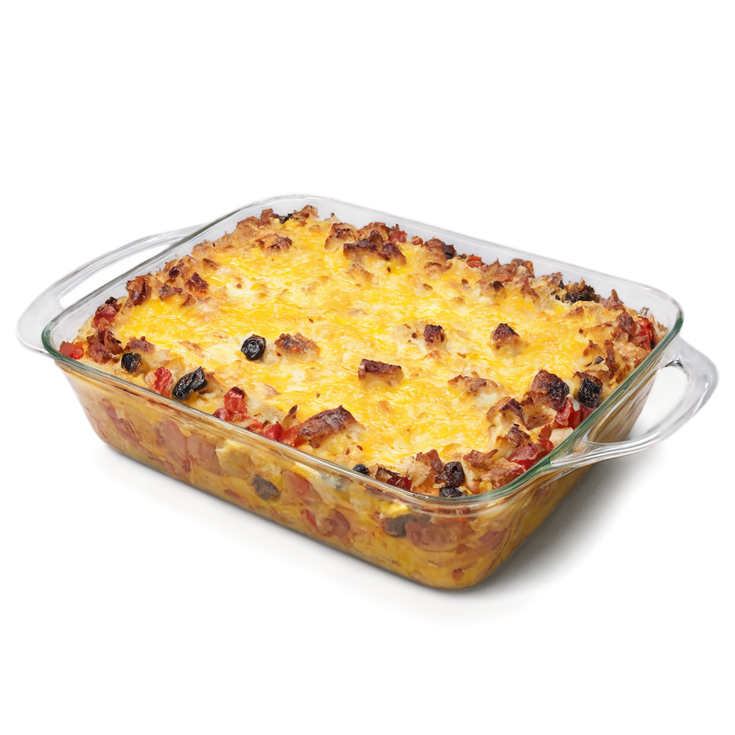 Breakfast casseroles, breakfast foods isolated on transparent background #3274