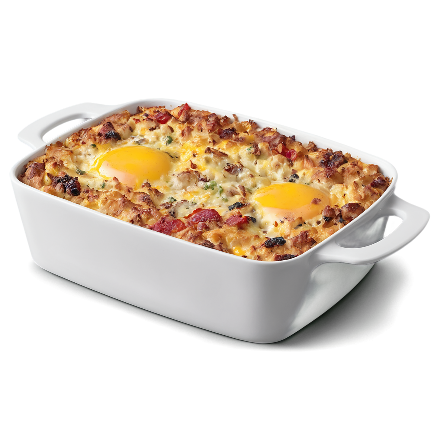 Breakfast casseroles, breakfast foods isolated on transparent background #3278
