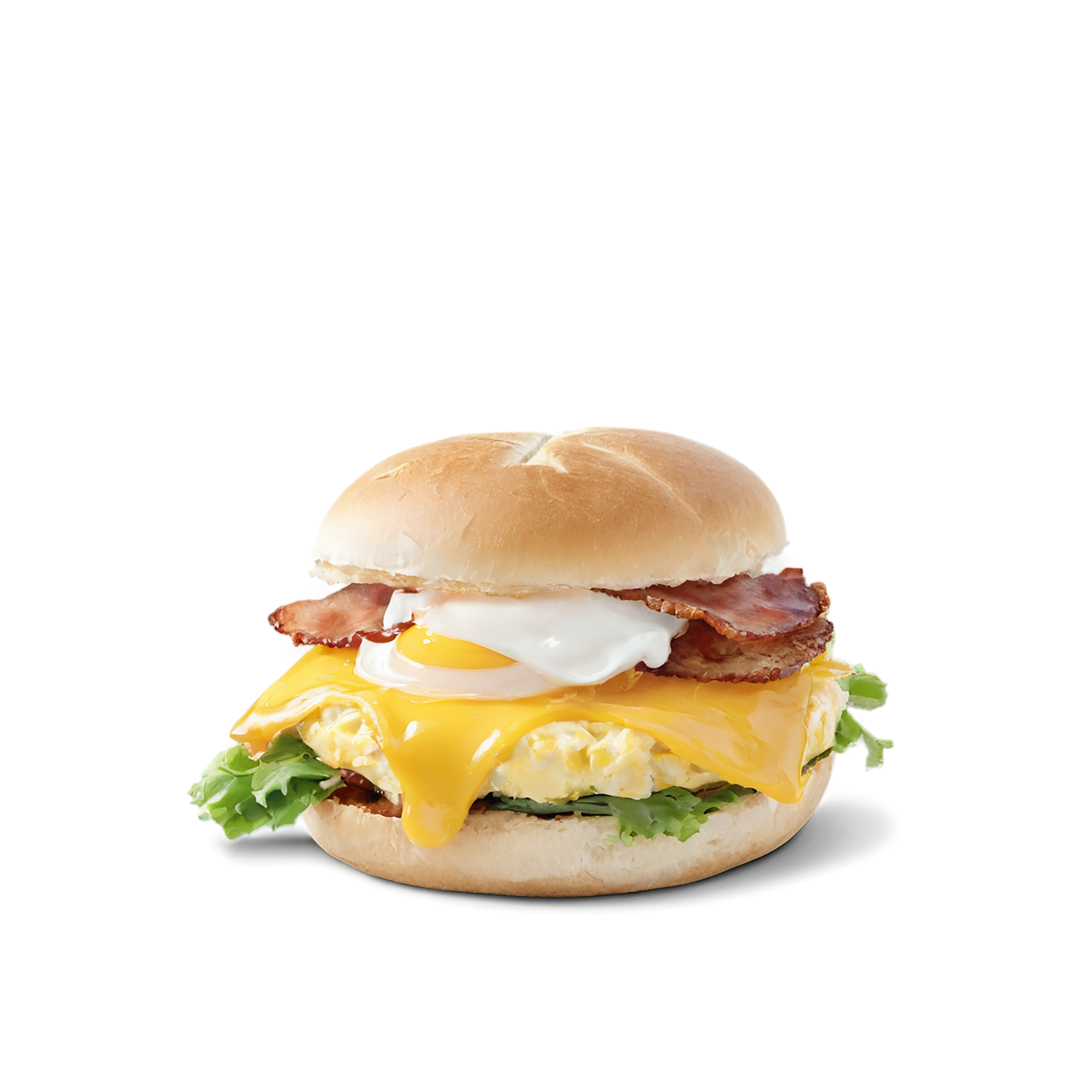 Breakfast sandwiches, breakfast foods isolated on transparent background #3293
