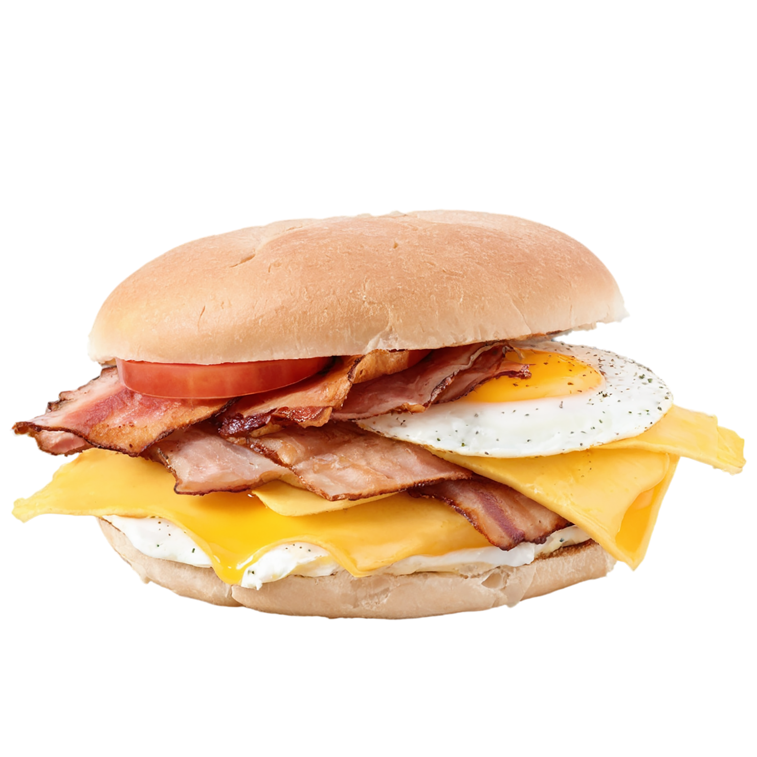 Breakfast sandwiches, breakfast foods isolated on transparent background #3320