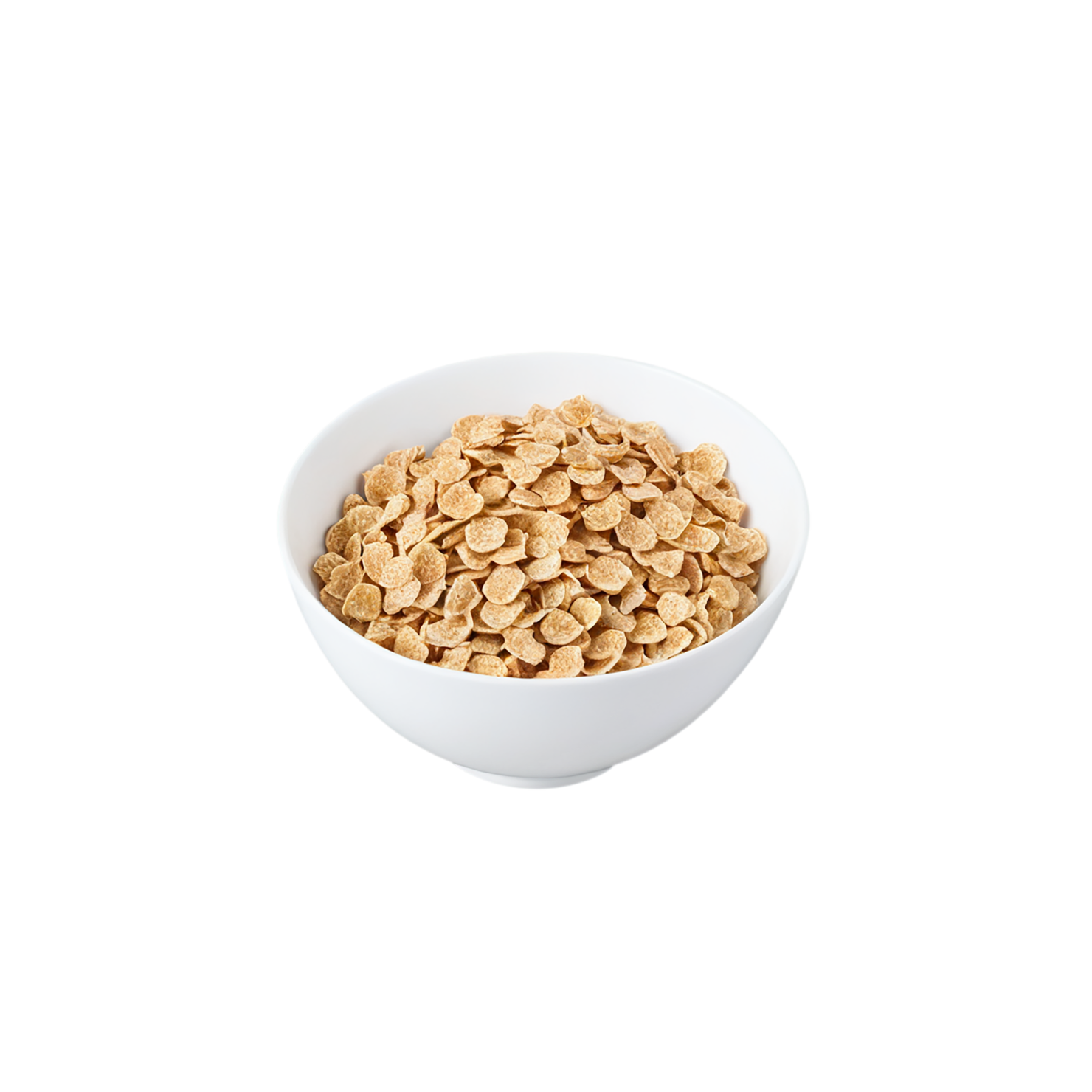 Cold cereal breakfast foods isolated on transparent background #3333
