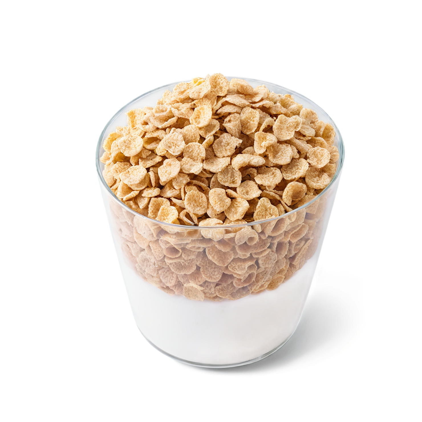 Cold cereal breakfast foods isolated on transparent background #3348