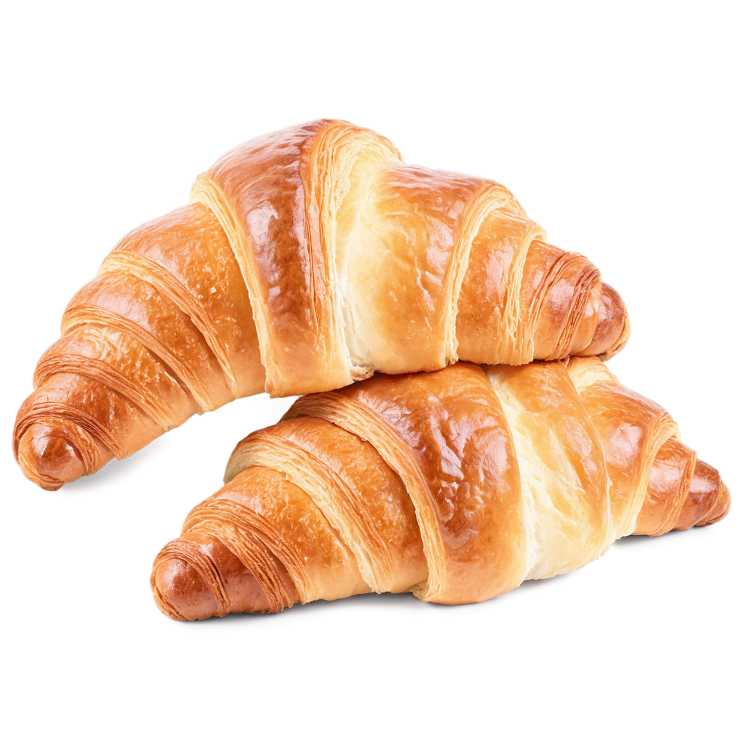 Croissants breakfast foods isolated on transparent background #3349
