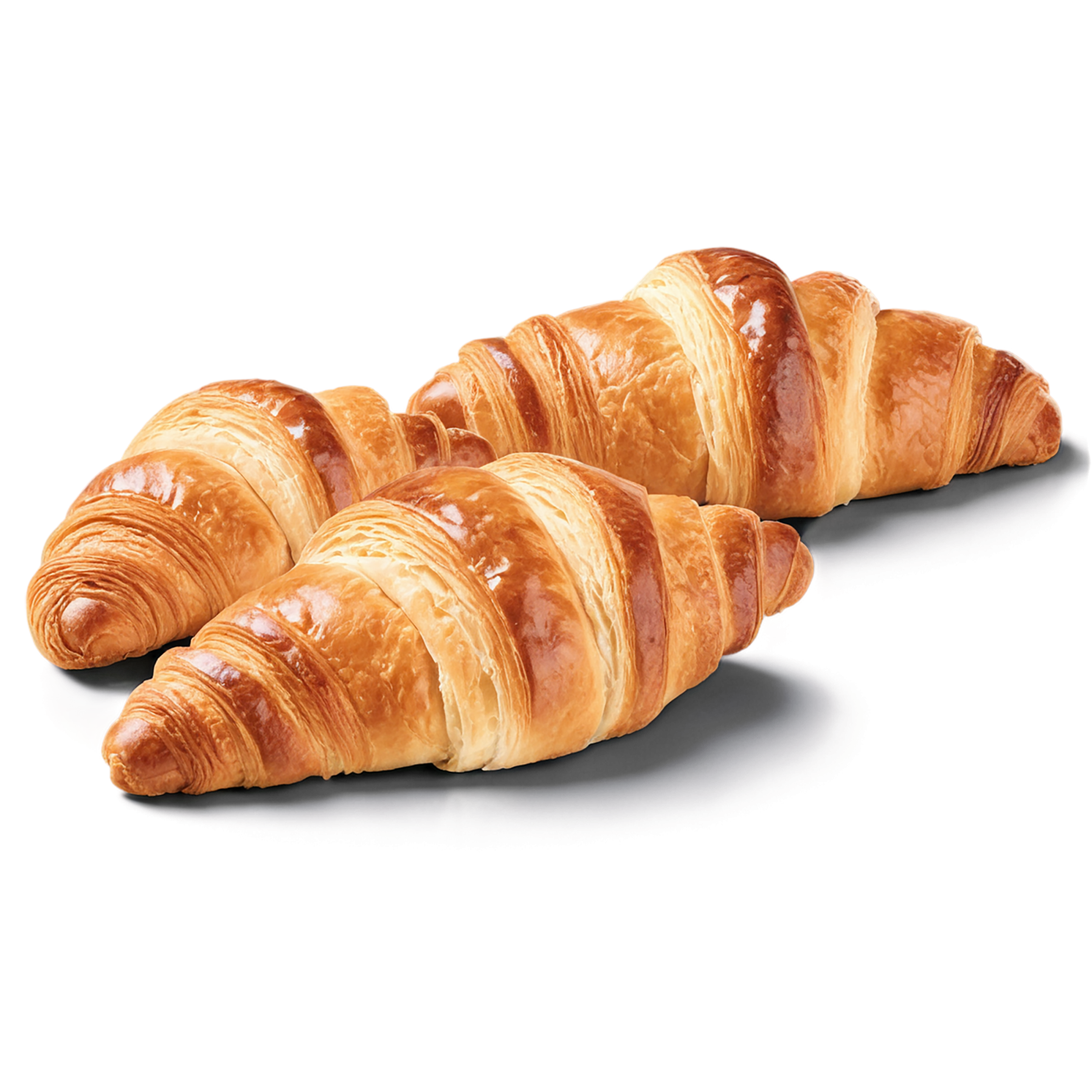 Croissants breakfast foods isolated on transparent background #3354