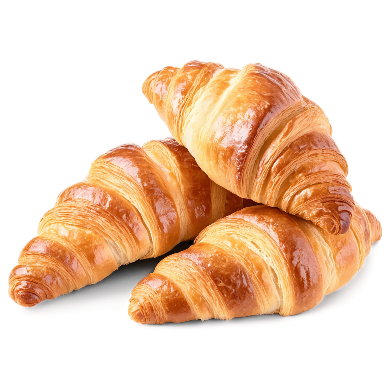 Croissants breakfast foods isolated on transparent background #3355