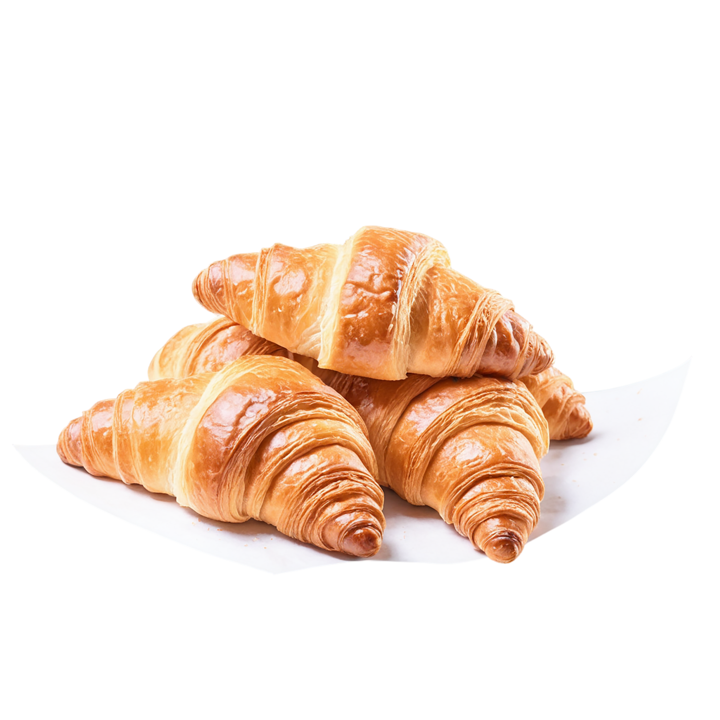 Croissants breakfast foods isolated on transparent background #3361