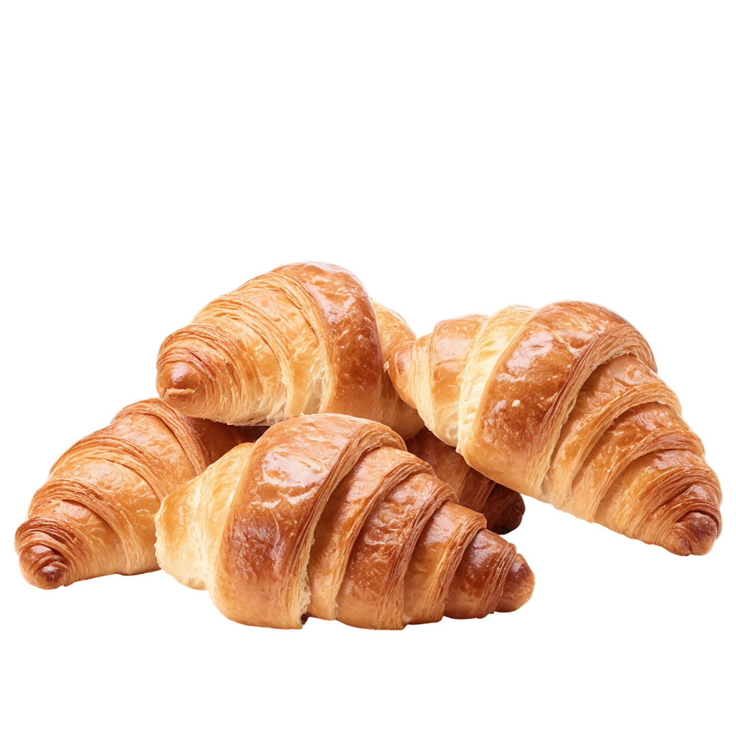Croissants breakfast foods isolated on transparent background #3367