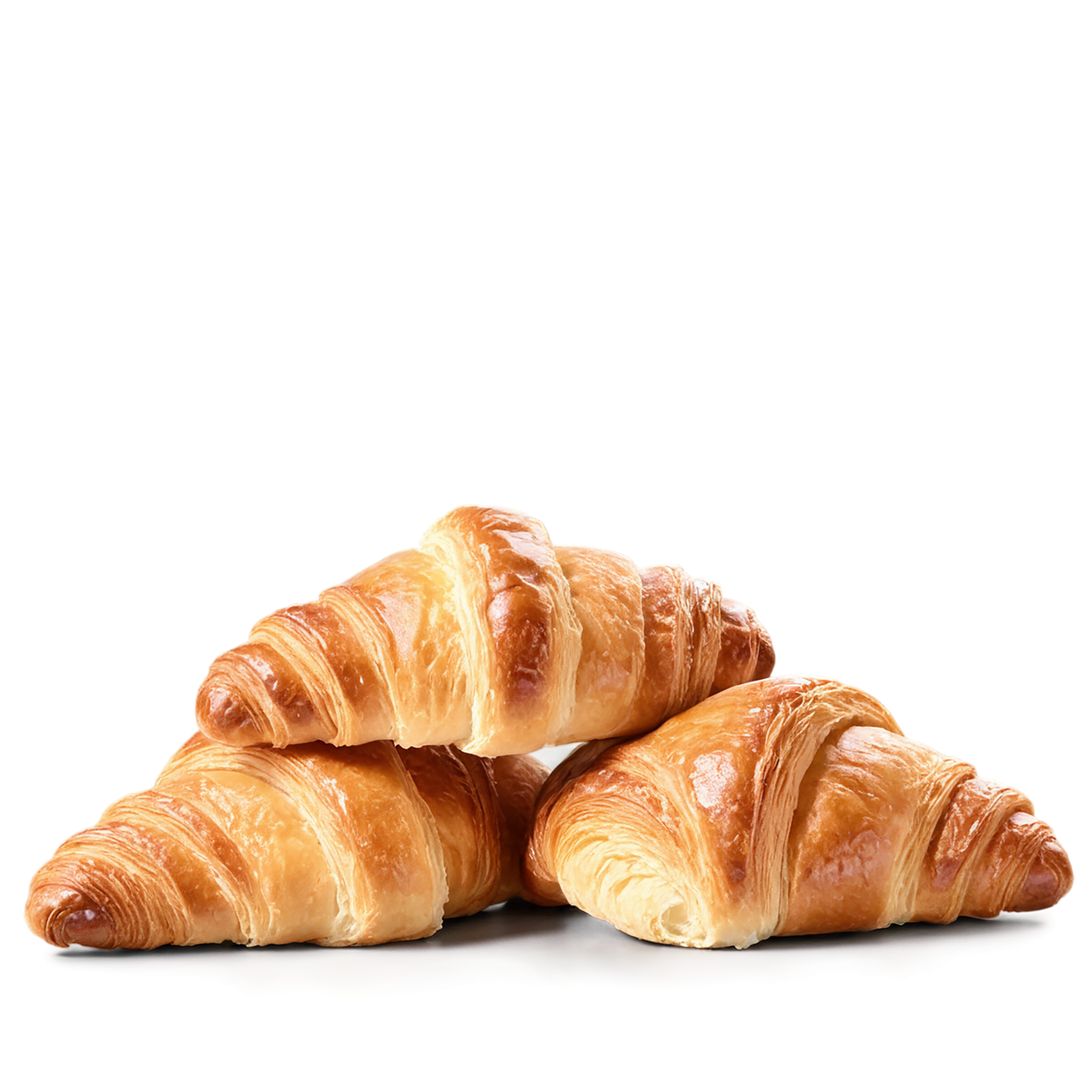 Croissants breakfast foods isolated on transparent background #3369