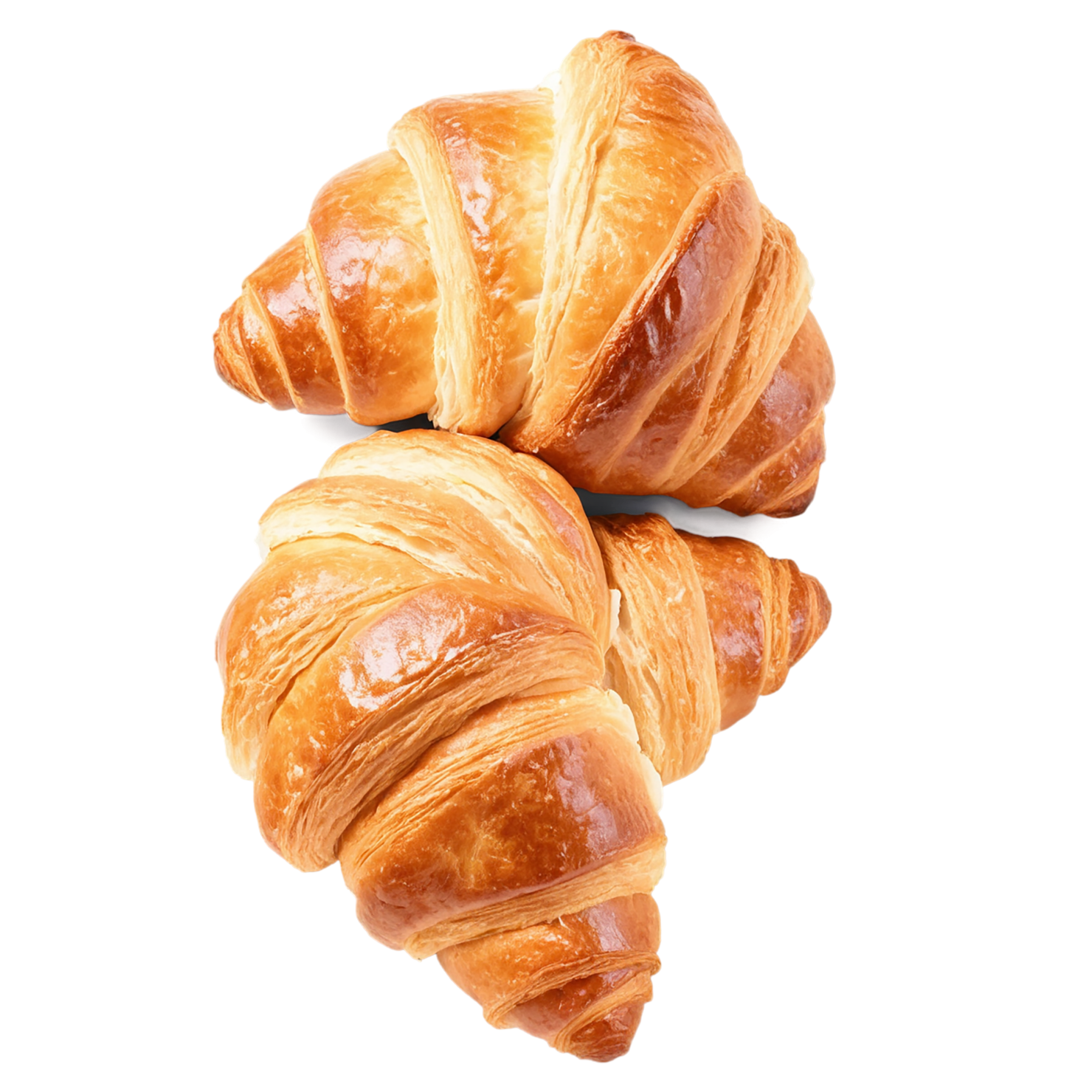 Croissants breakfast foods isolated on transparent background #3372