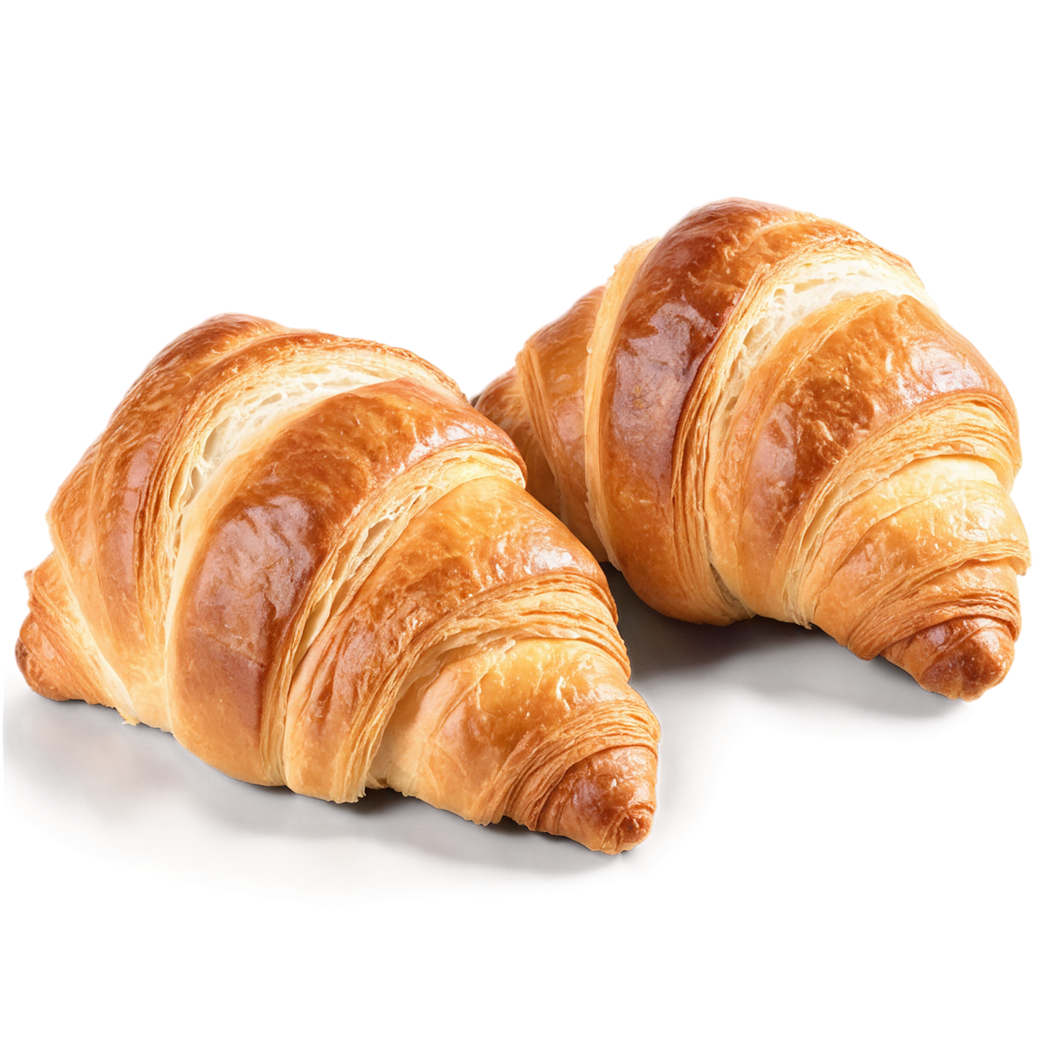 Croissants breakfast foods isolated on transparent background #3374
