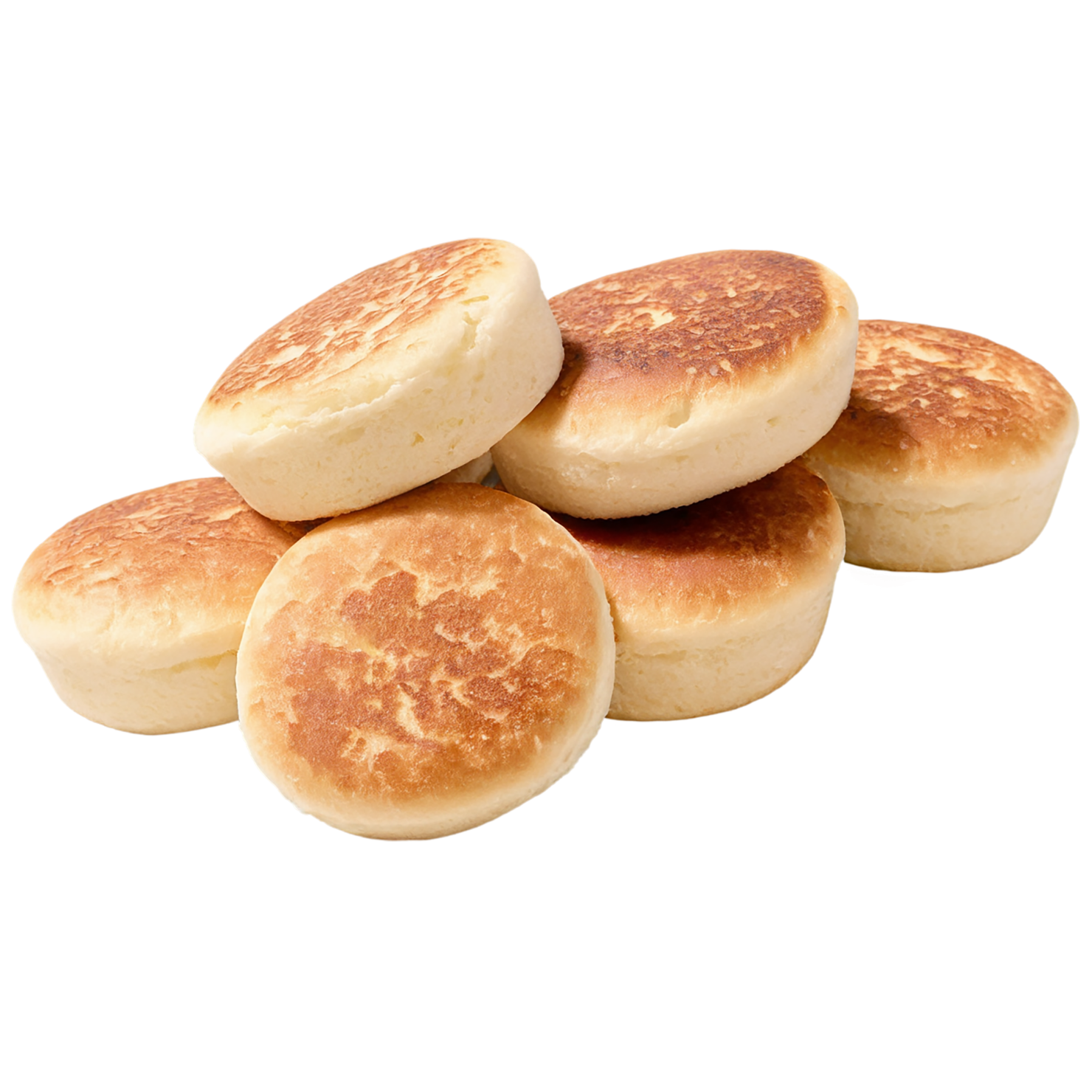 English muffins breakfast foods isolated on transparent background #3376