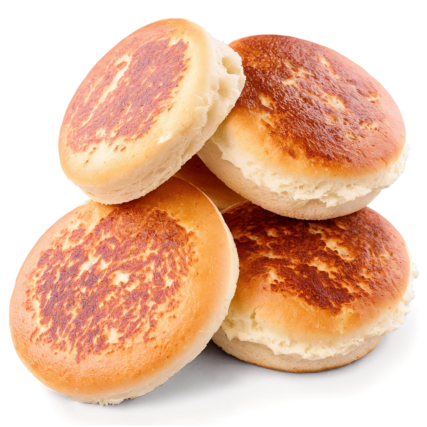 English muffins breakfast foods isolated on transparent background #3382