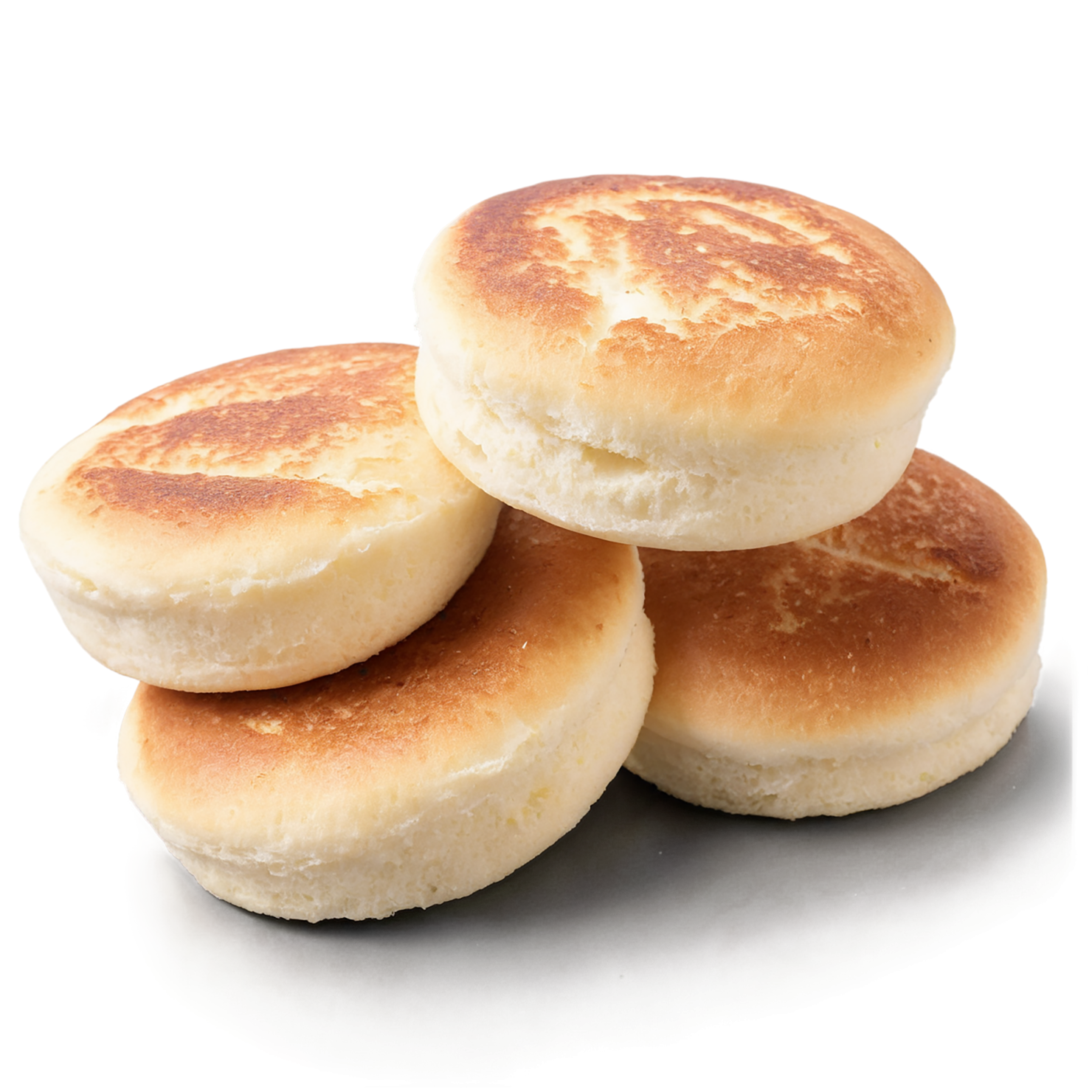 English muffins breakfast foods isolated on transparent background #3386
