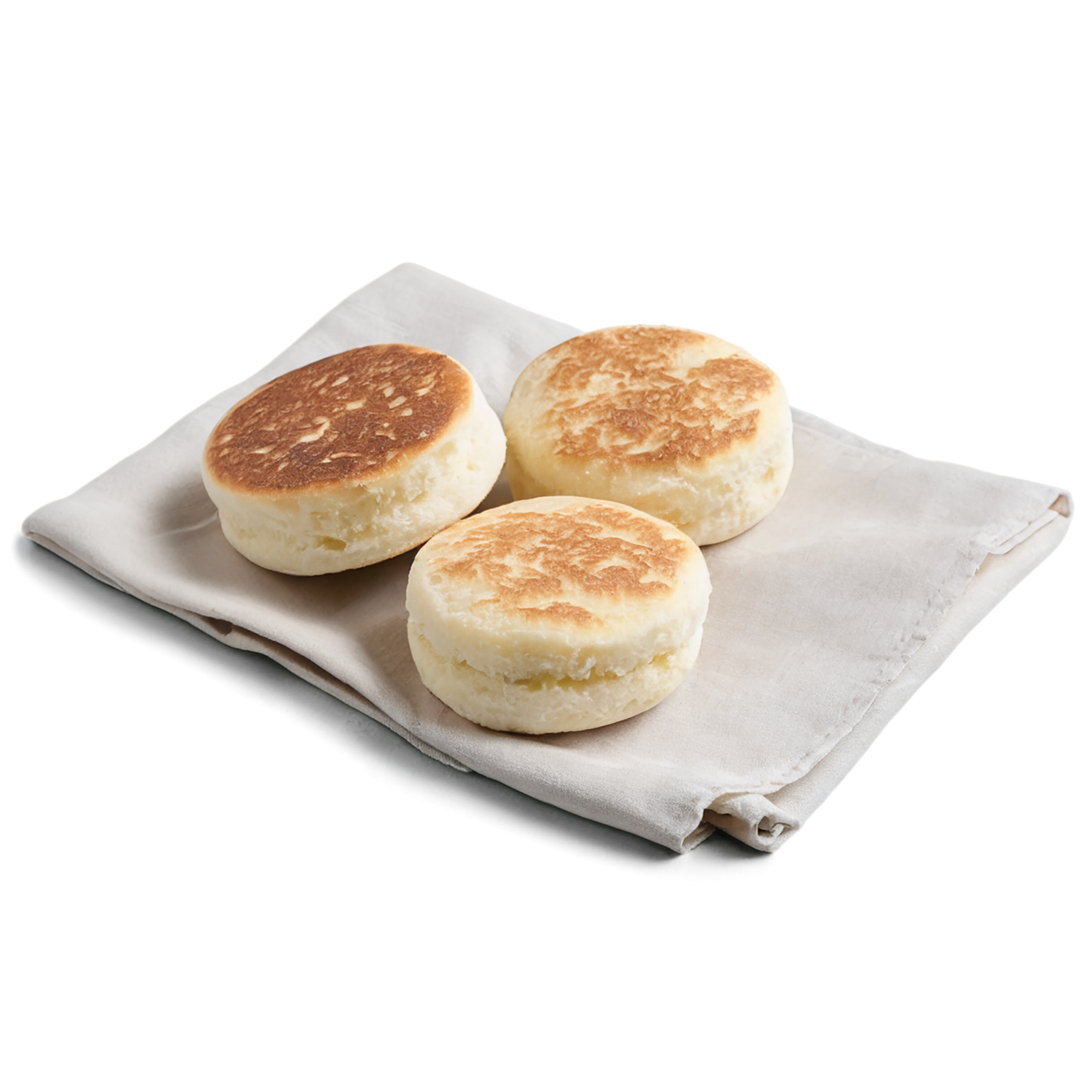 English muffins breakfast foods isolated on transparent background #3389