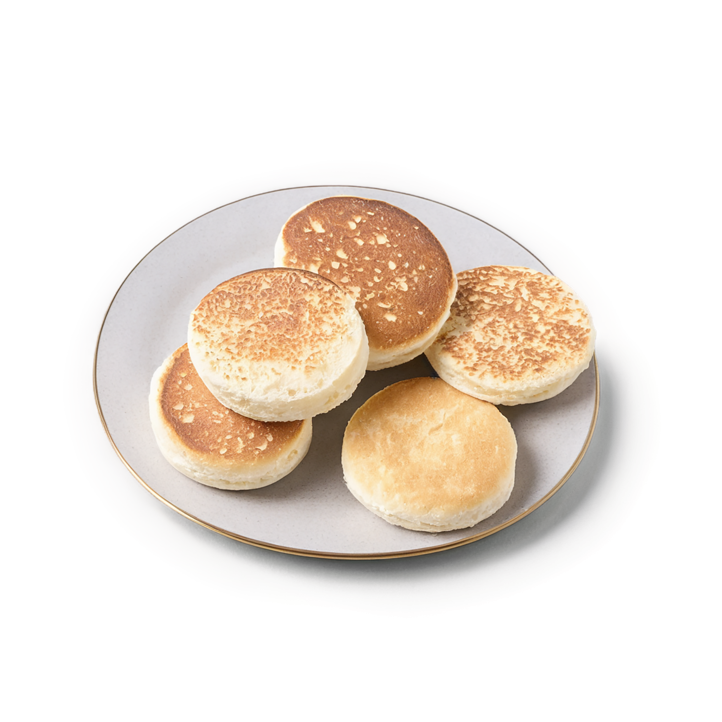 English muffins breakfast foods isolated on transparent background #3390