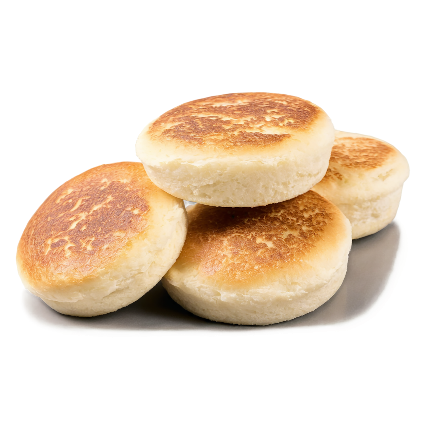 English muffins breakfast foods isolated on transparent background #3393
