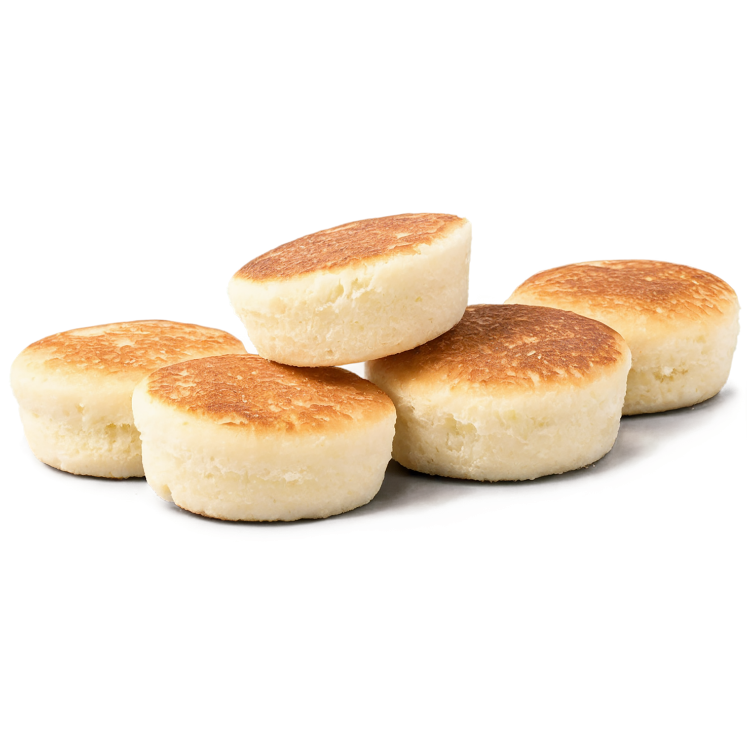 English muffins breakfast foods isolated on transparent background #3397