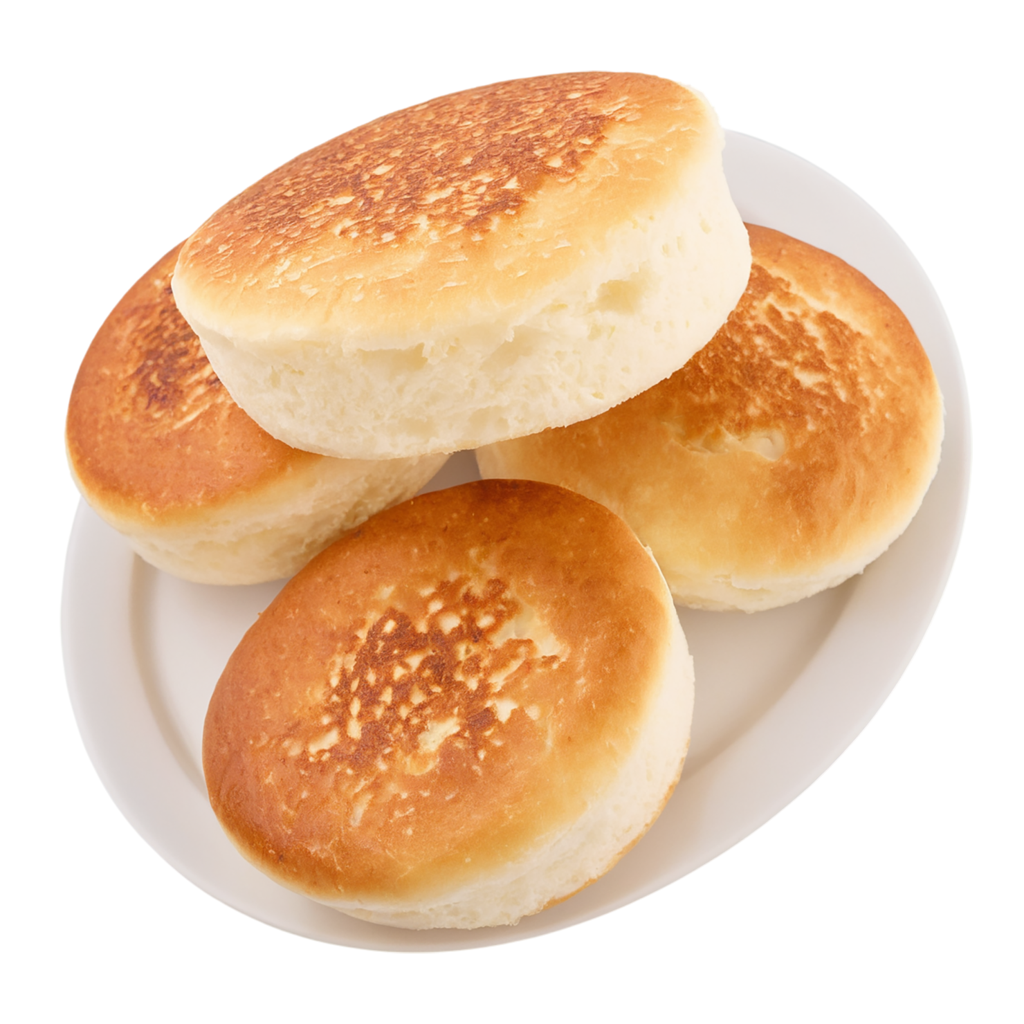 English muffins breakfast foods isolated on transparent background #3398