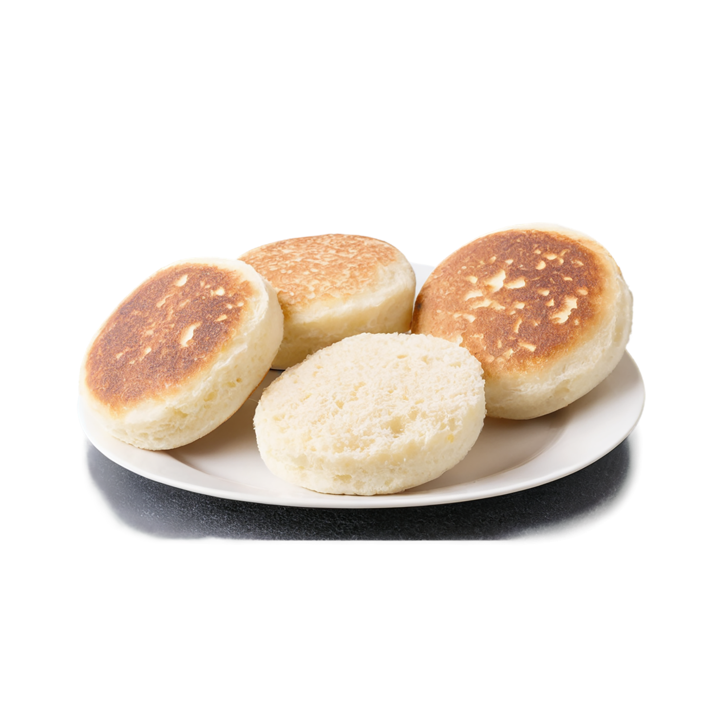English muffins breakfast foods isolated on transparent background #3399