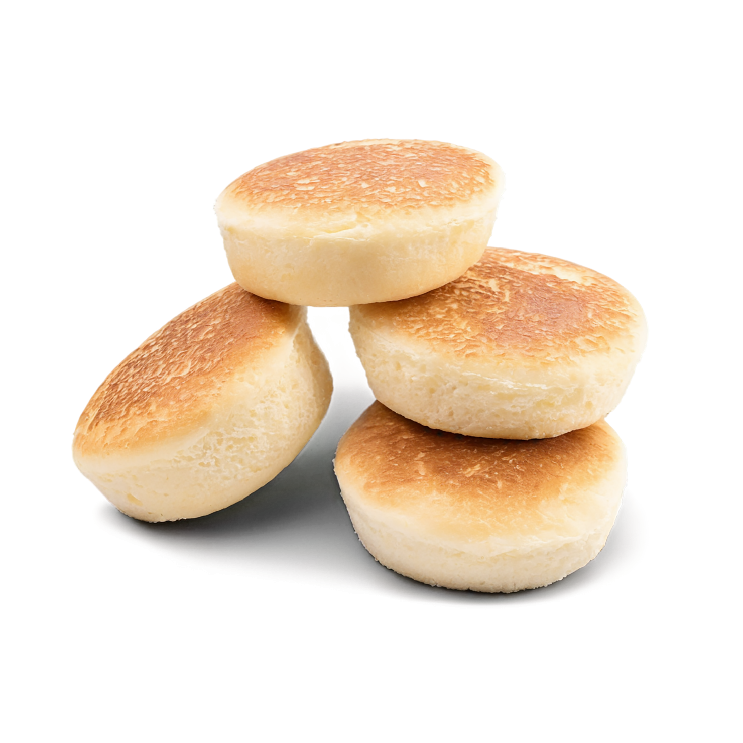 English muffins breakfast foods isolated on transparent background #3401