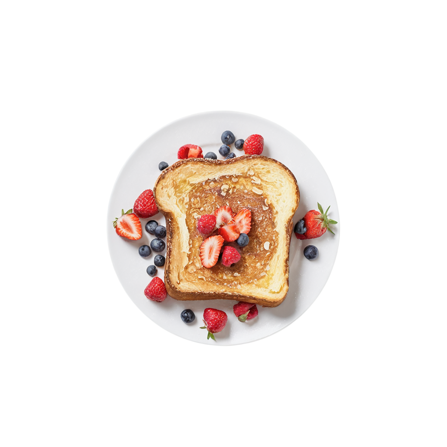 French toast breakfast foods isolated on transparent background #3408