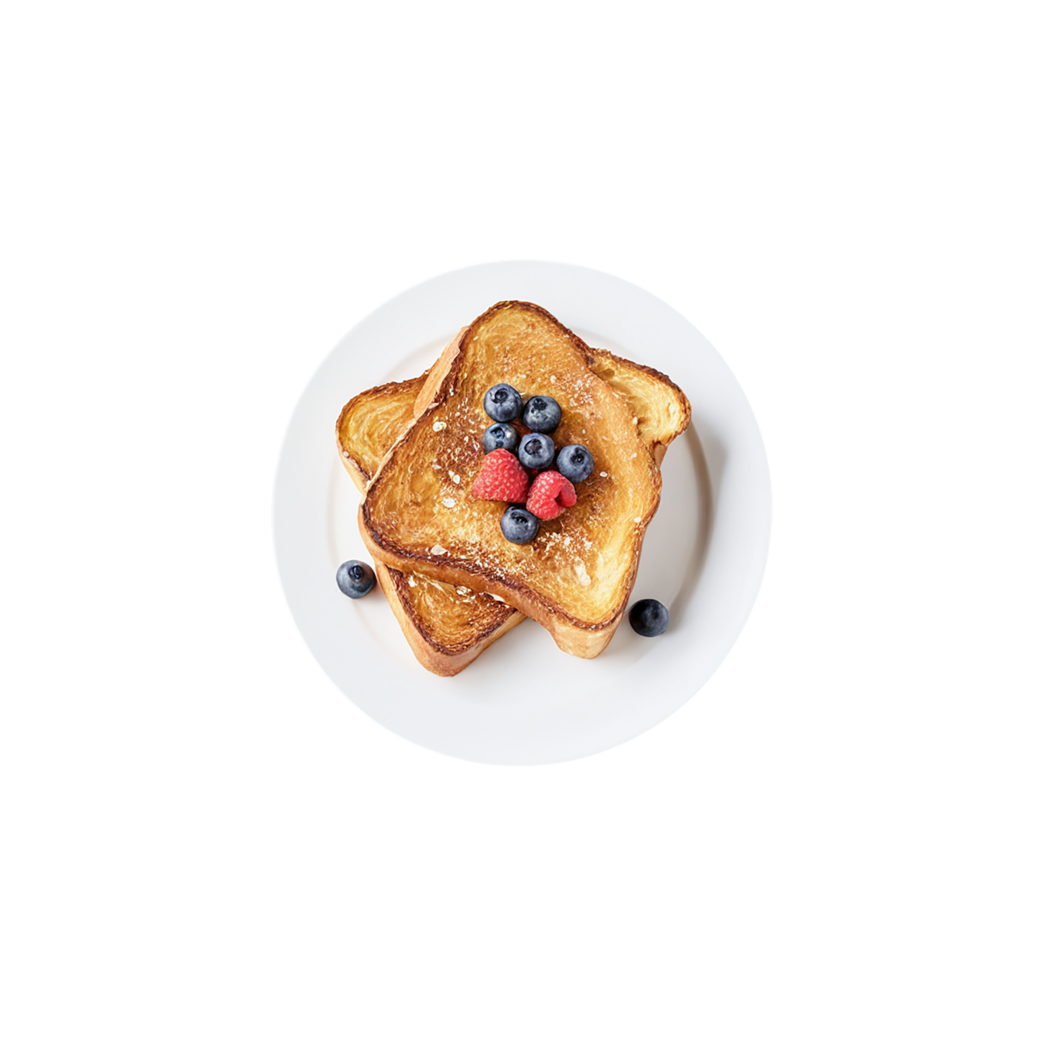 French toast breakfast foods isolated on transparent background #3416