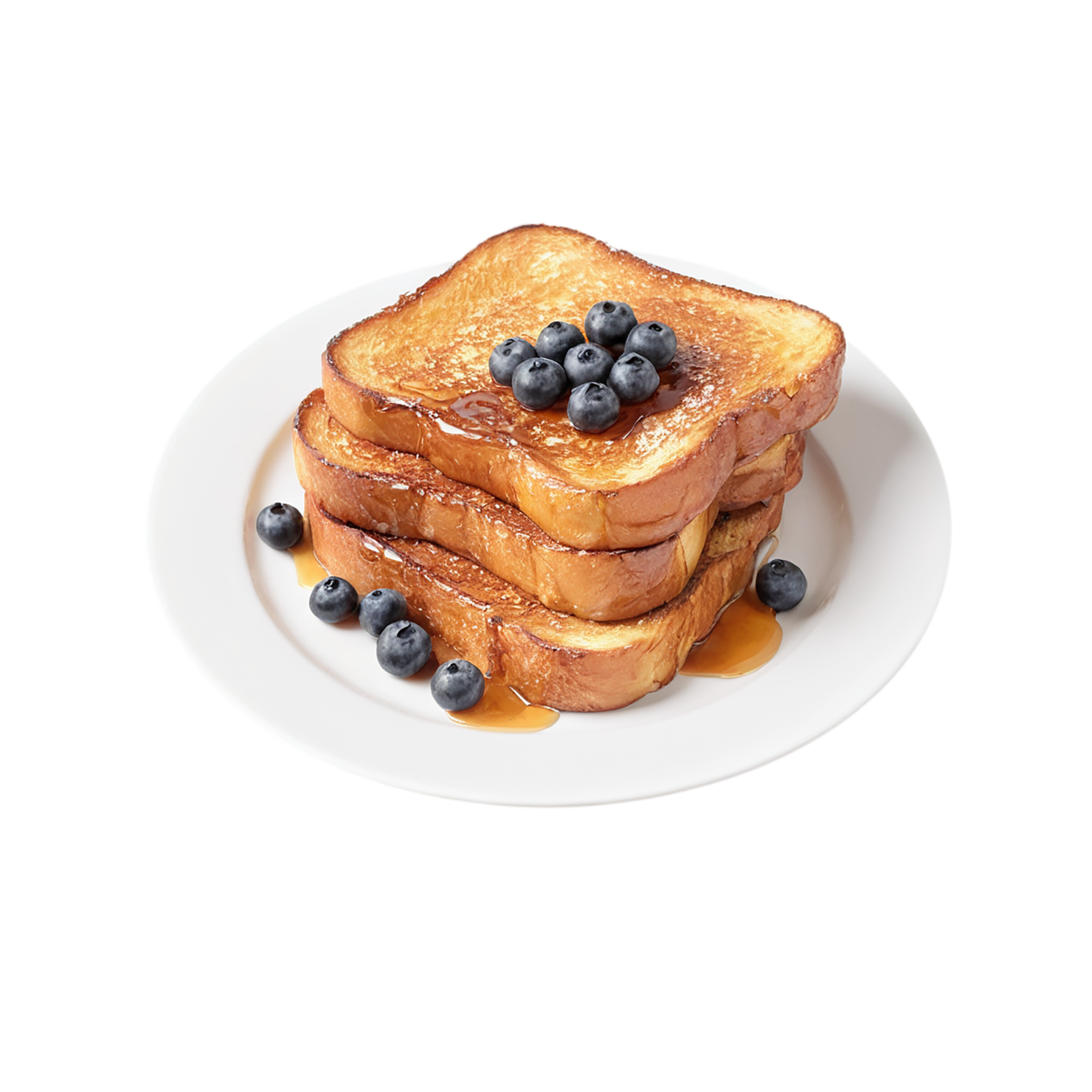 French toast breakfast foods isolated on transparent background #3420