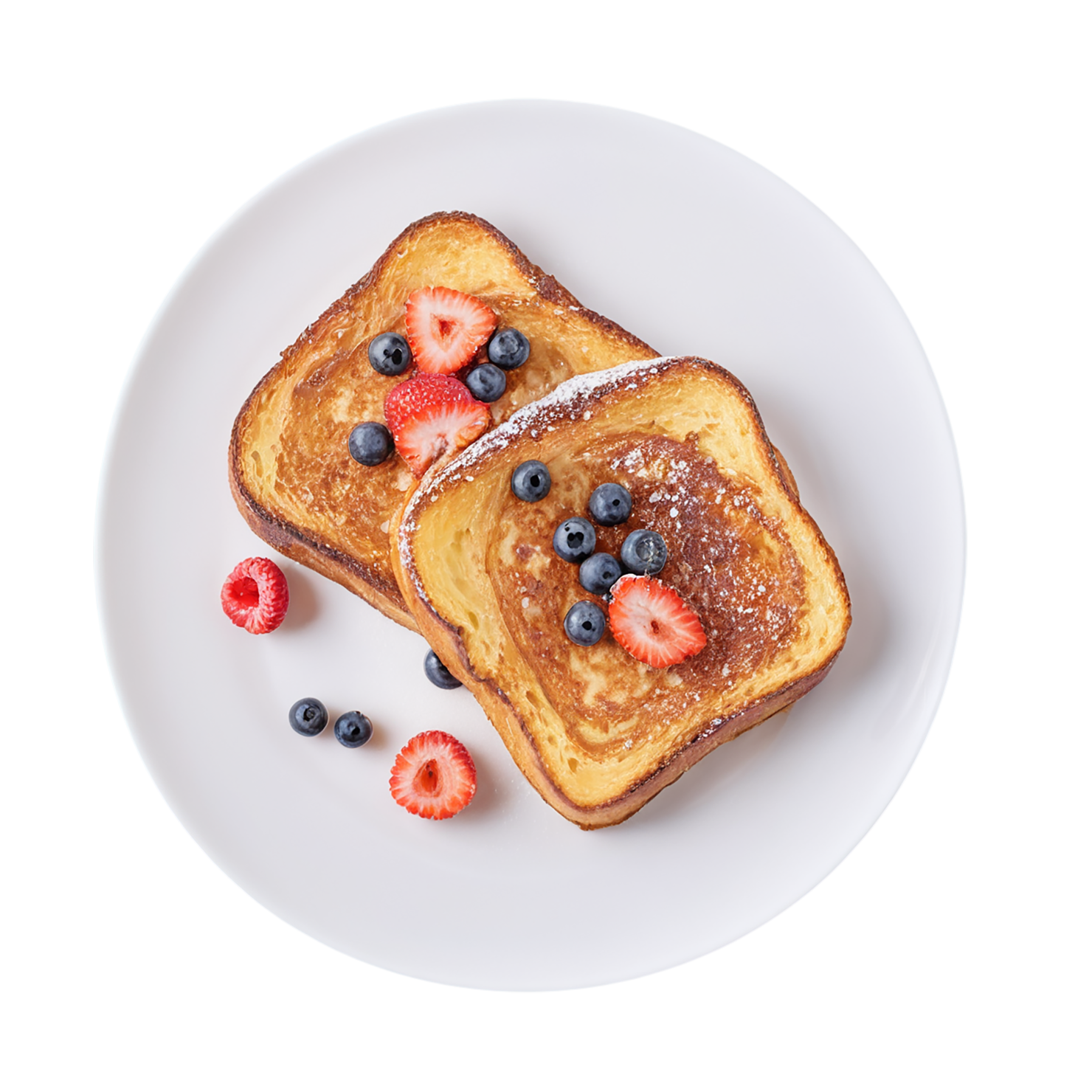 French toast breakfast foods isolated on transparent background #3422