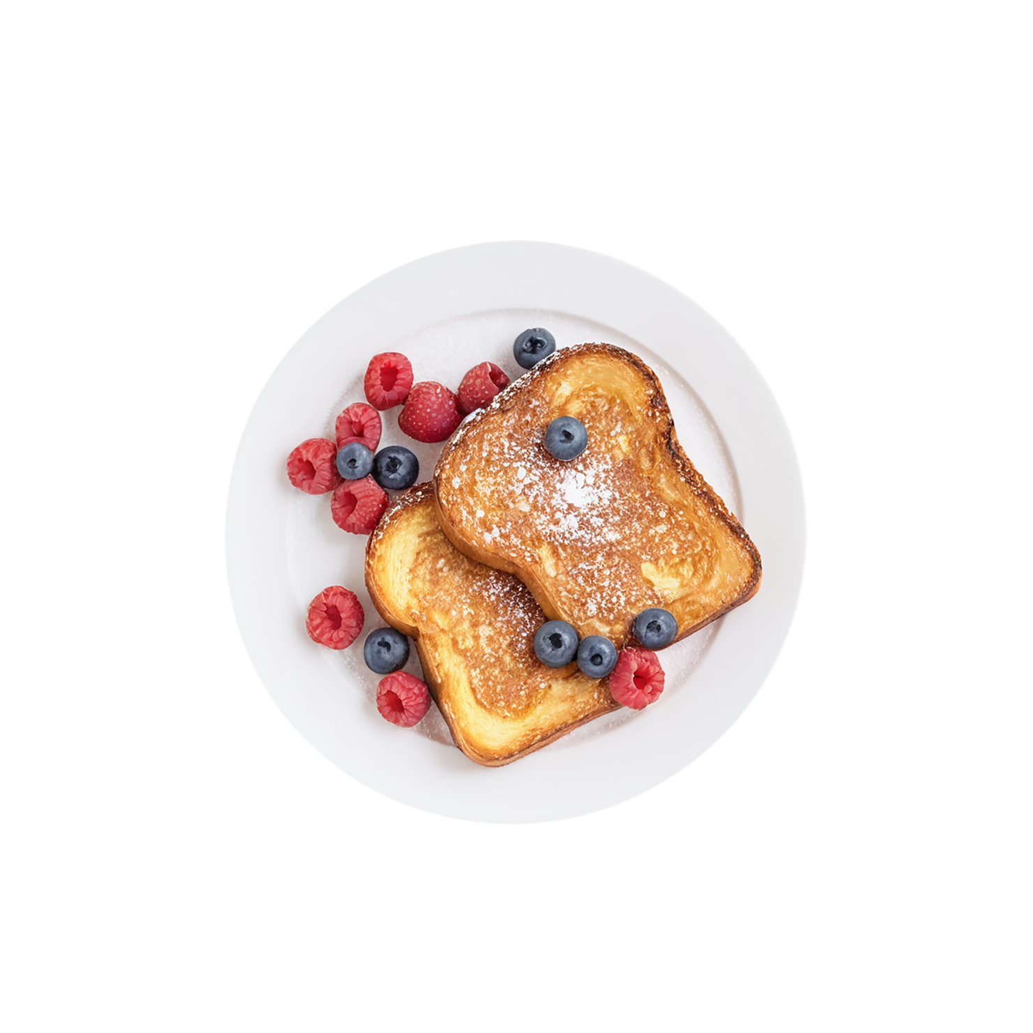 French toast breakfast foods isolated on transparent background #3423
