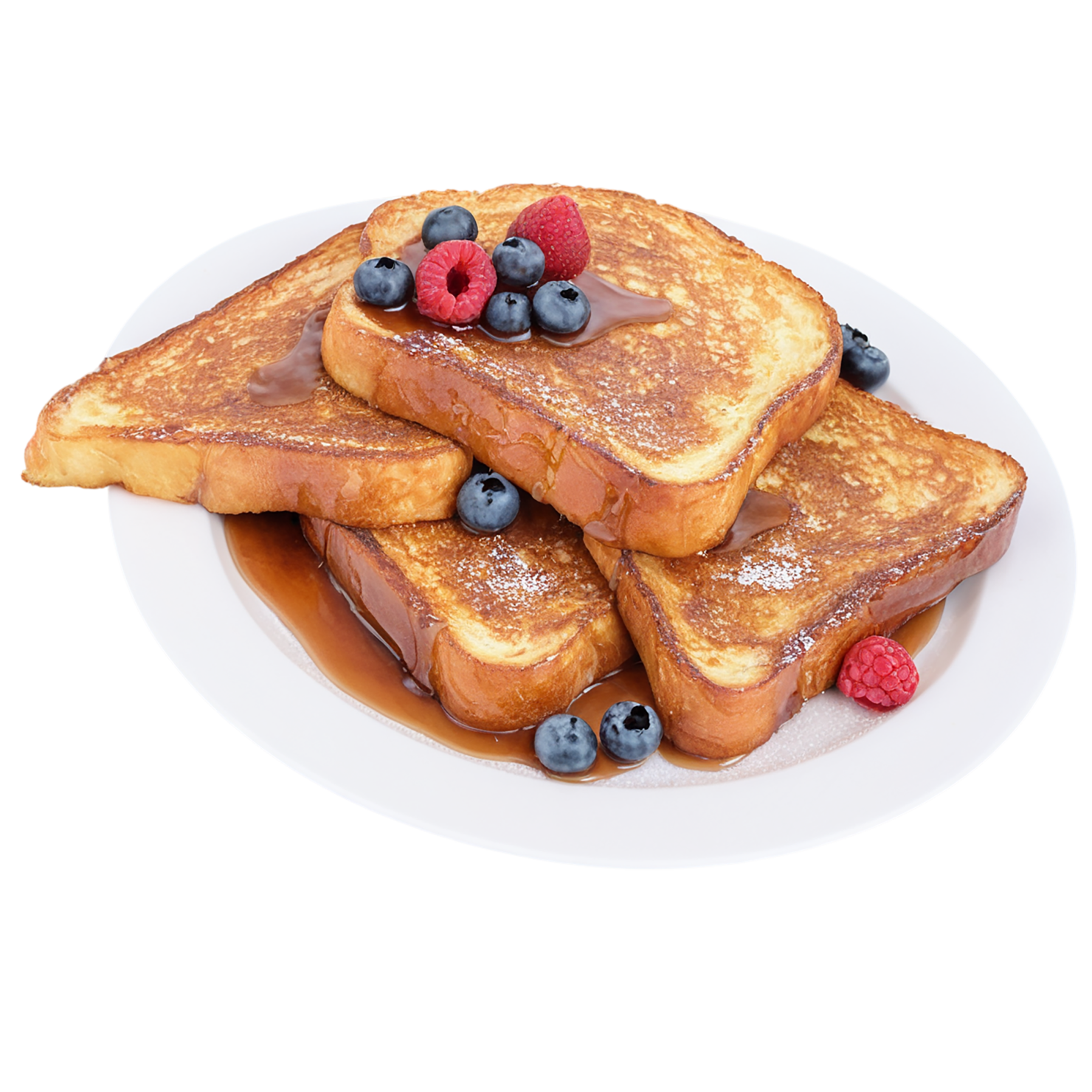 French toast breakfast foods isolated on transparent background #3425
