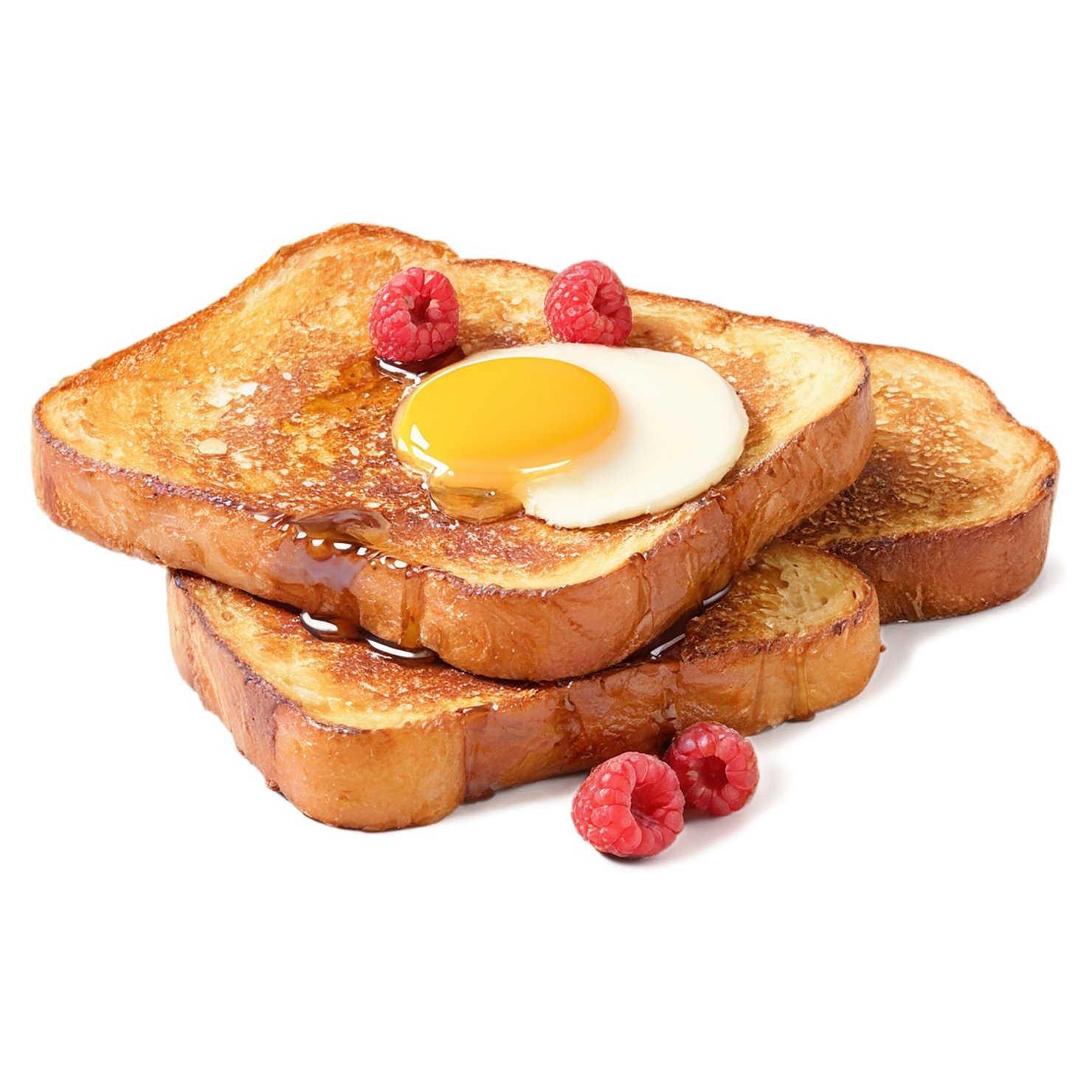French toast breakfast foods isolated on transparent background #3426