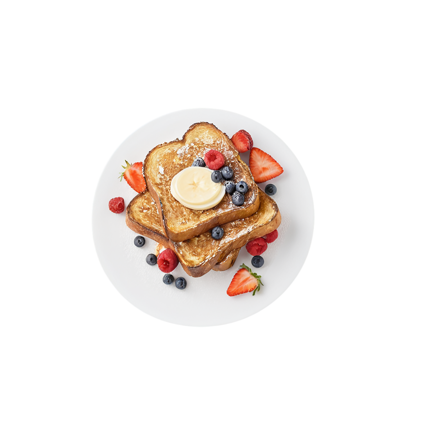 French toast breakfast foods isolated on transparent background #3429