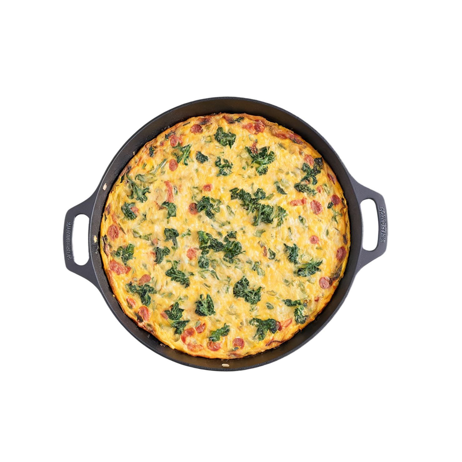 Frittata breakfast foods isolated on transparent background #3431