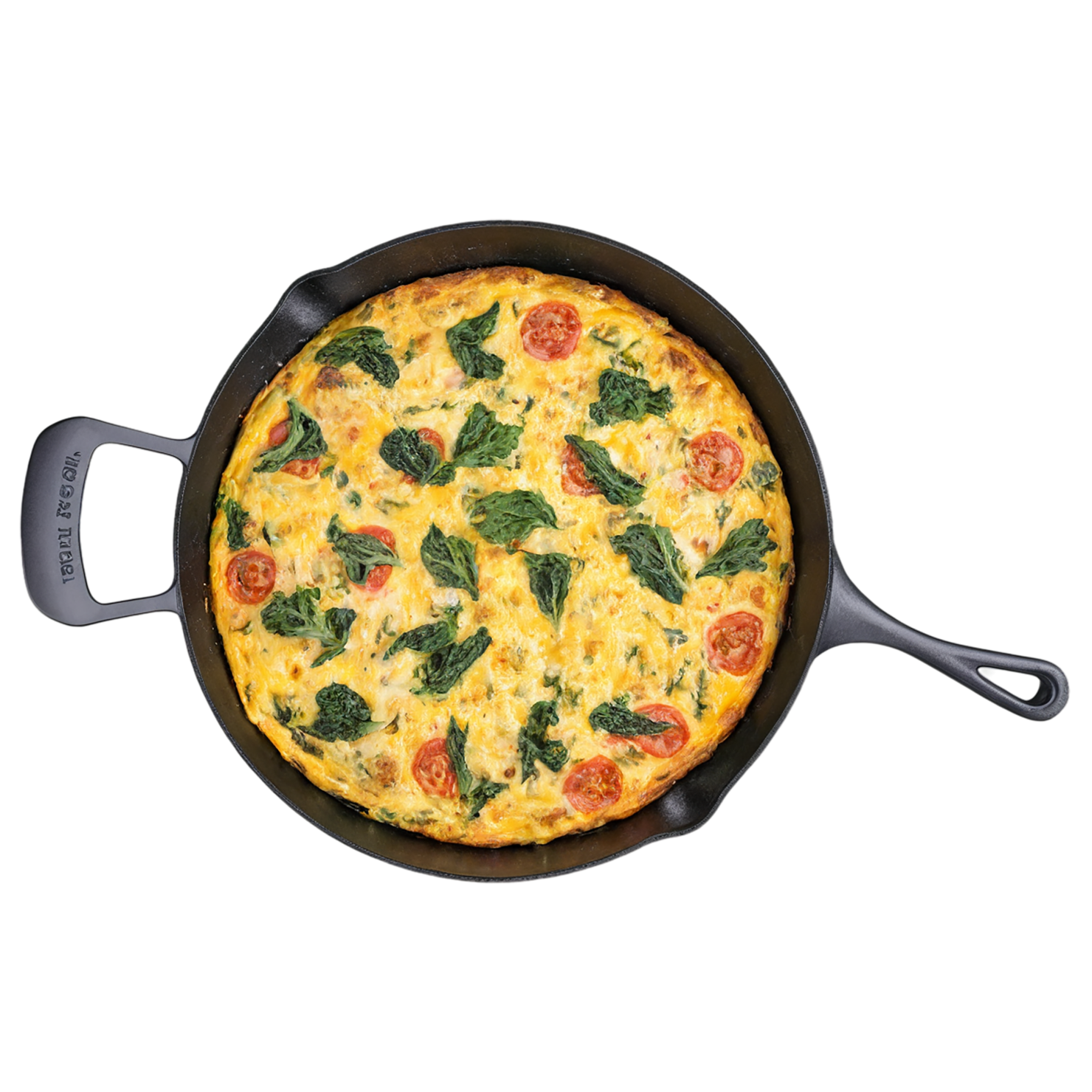 Frittata breakfast foods isolated on transparent background #3432