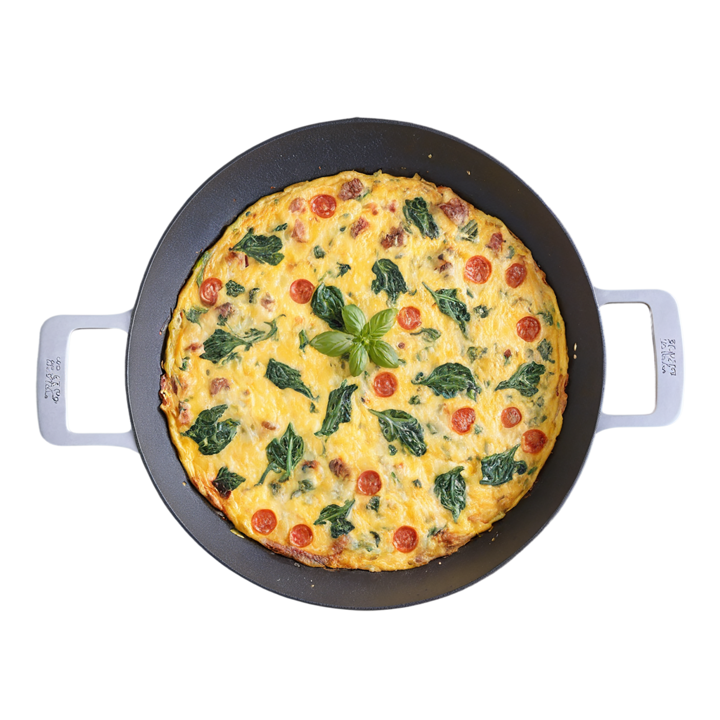 Frittata breakfast foods isolated on transparent background #3438